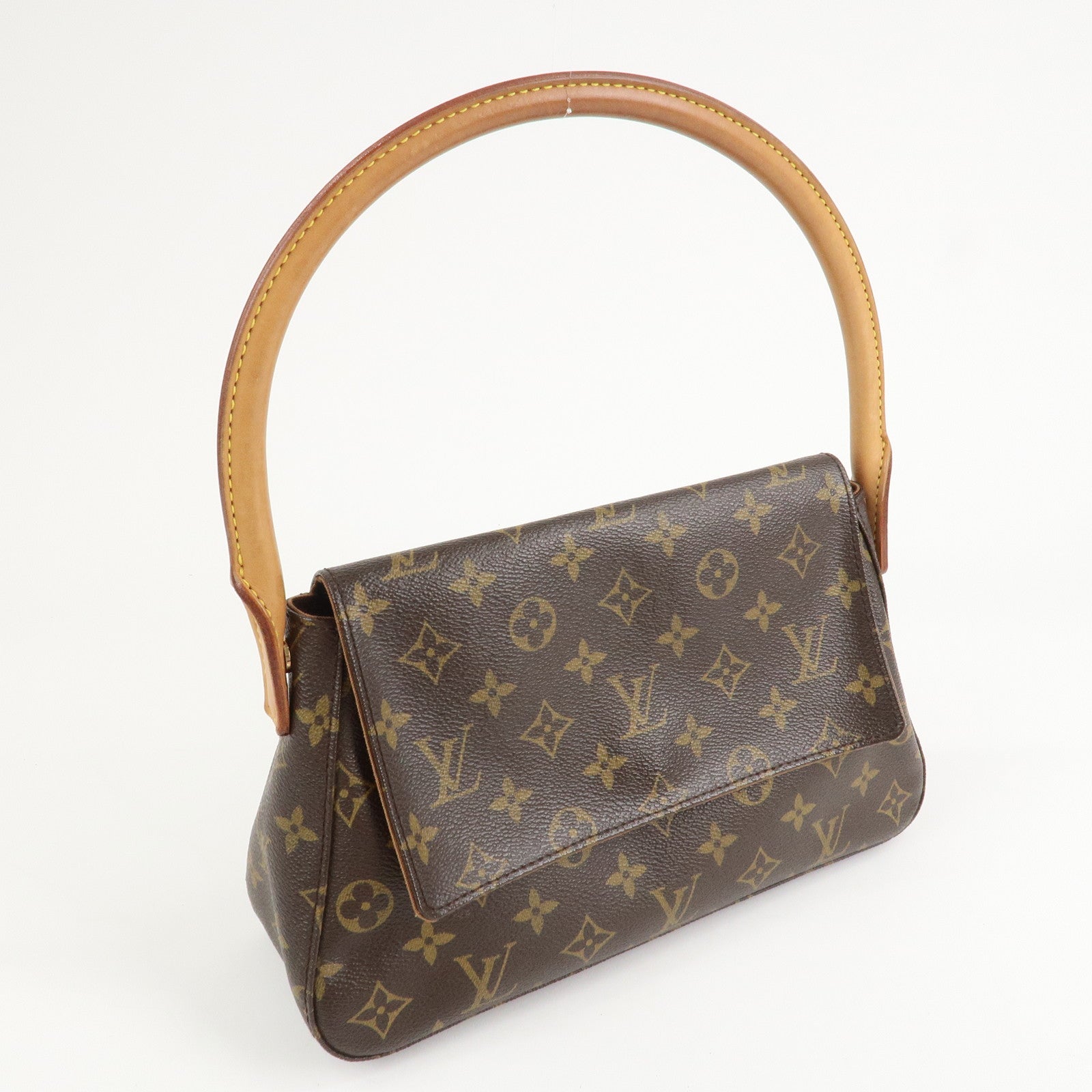 Louis Vuitton Monogram Mini Looping Shoulder Bag Brown M51147