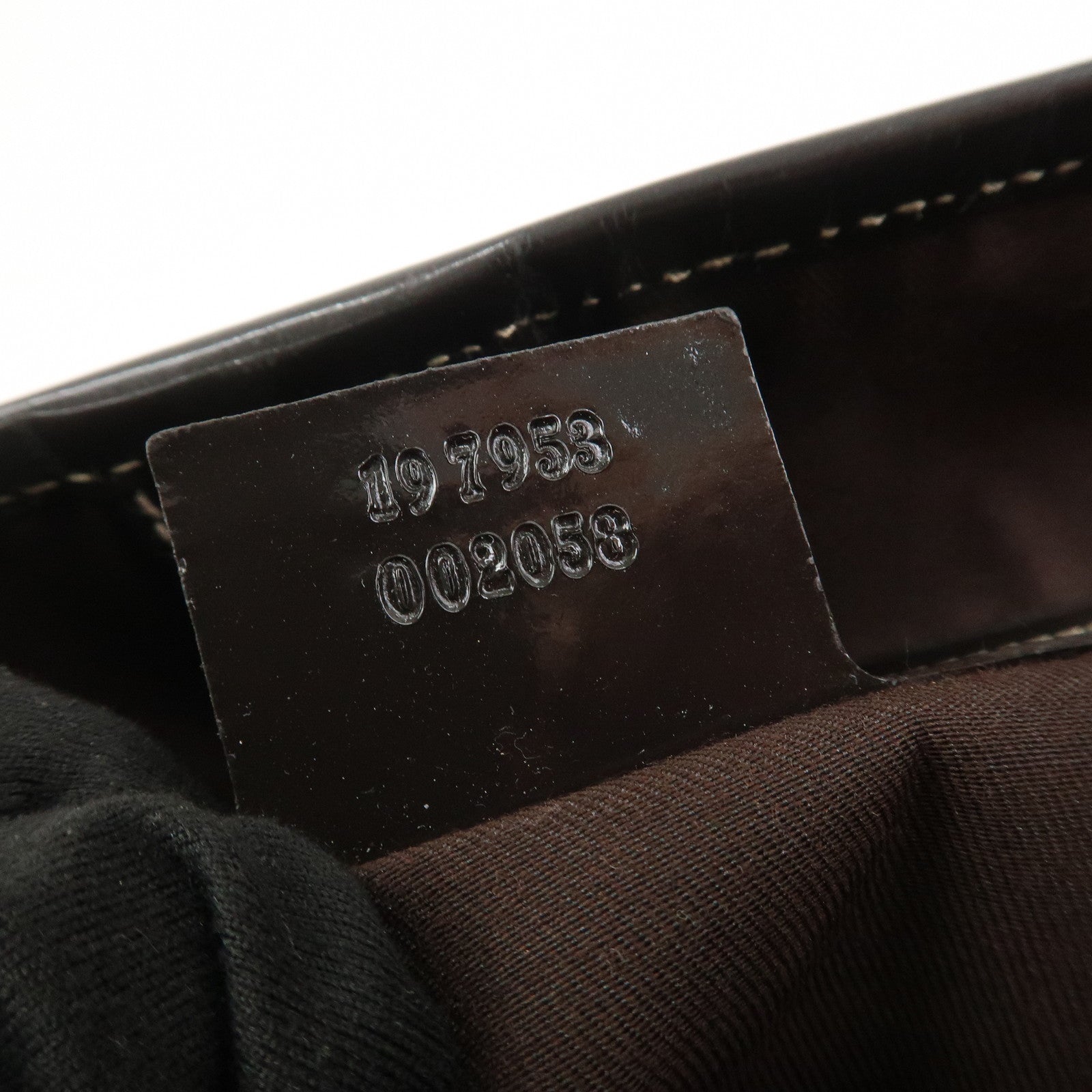 GUCCI GG Supreme Tote Bag Shoulder Bag Dark Brown 197953