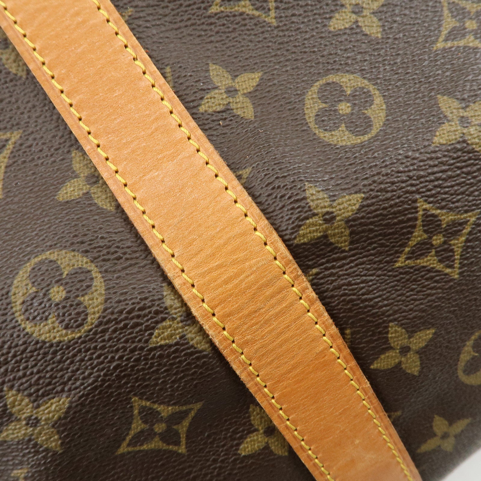 Louis Vuitton Monogram Sac Souple 55 Boston Bag Brown M41622