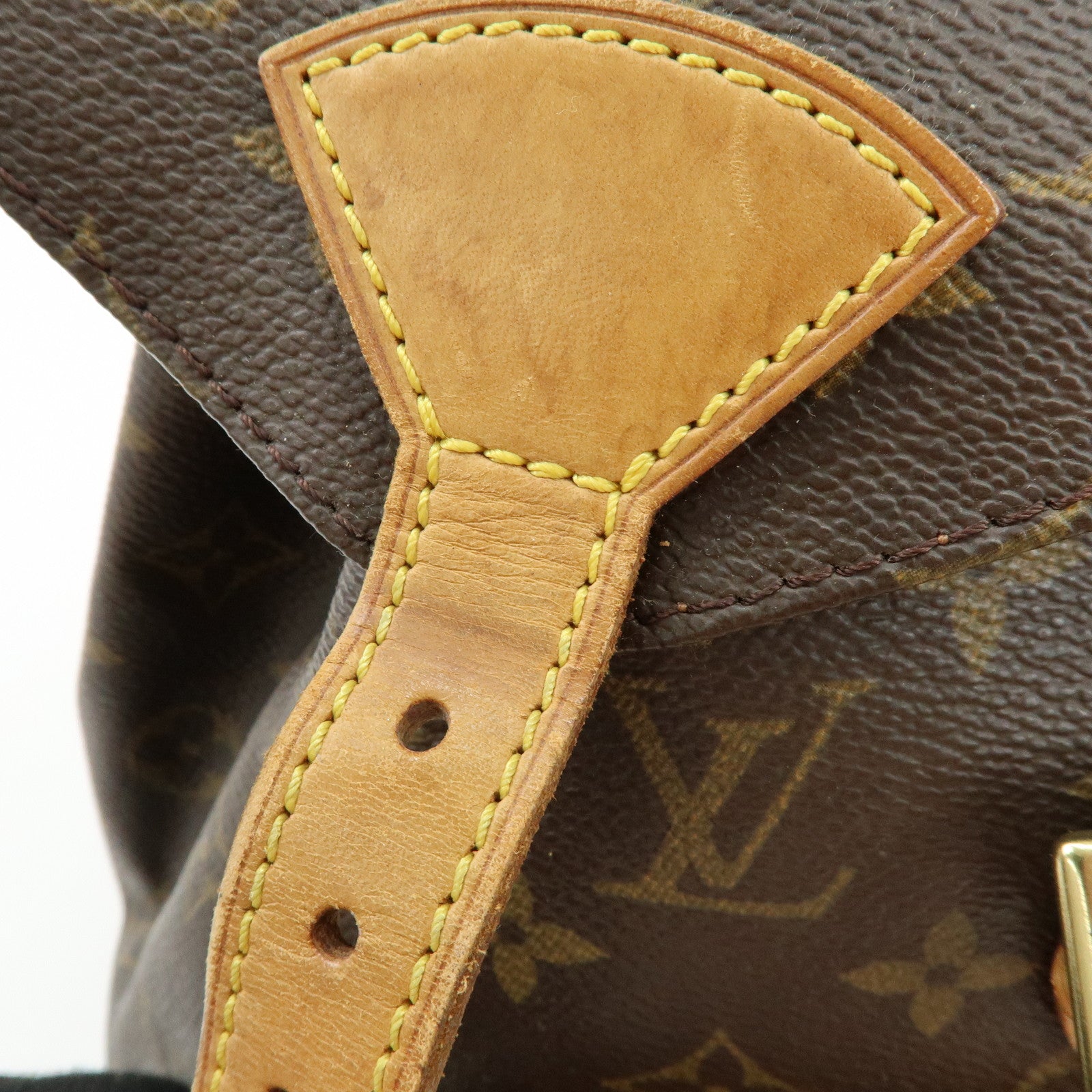 Louis Vuitton Monogram Montsouris MM Backpack Rucksack Brown M51136