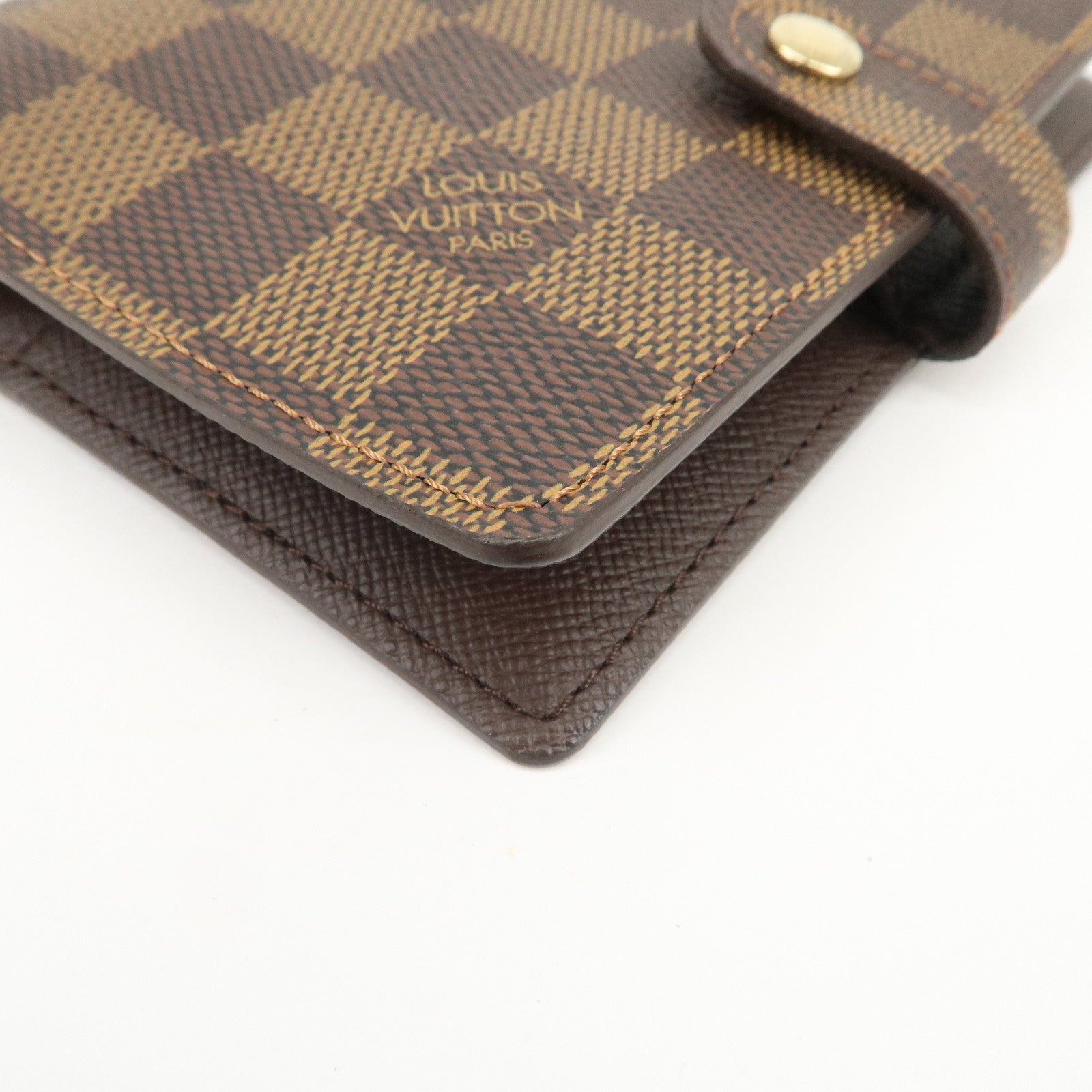 Louis Vuitton Damier Agenda PM Planner Cover Brown R20700