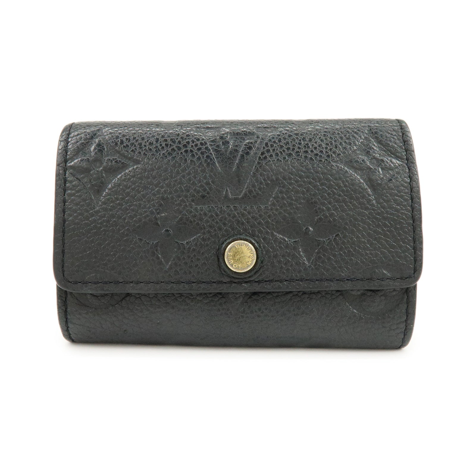 Louis Vuitton Monogram Empreinte Multiclés 6 Key Case Noir M64421