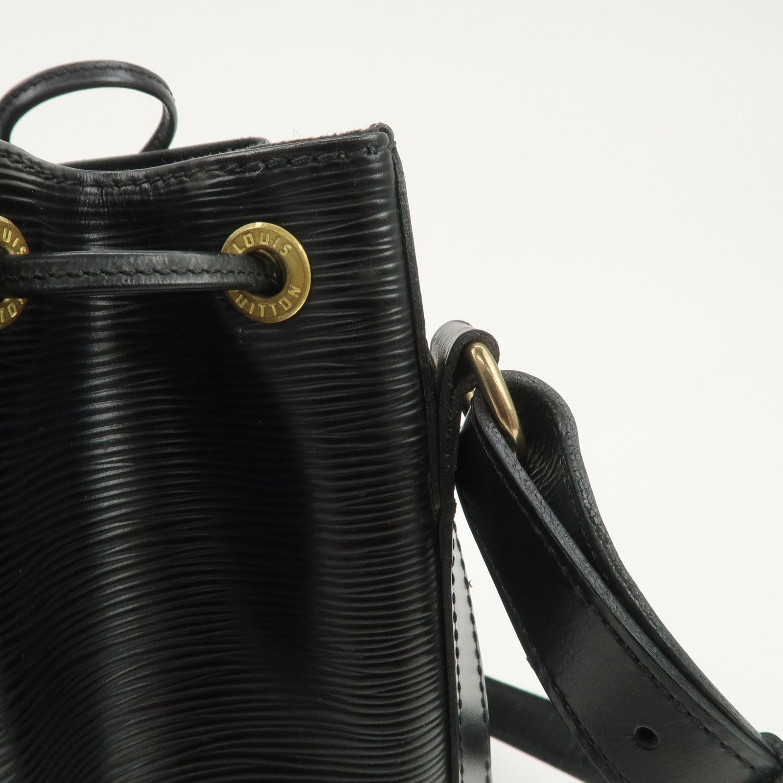 Louis Vuitton Epi Leather Petit Noe Shoulder Bag Noir Black M59012