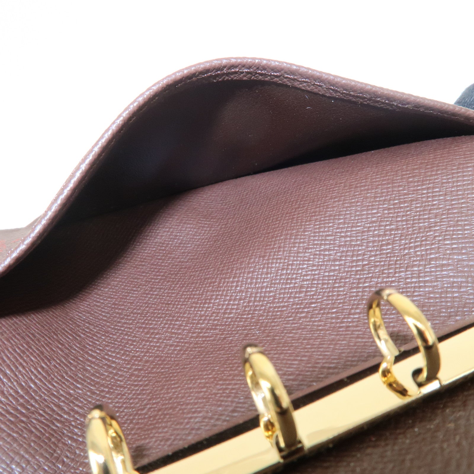 Louis Vuitton Damier Agenda PM Planner Cover Brown R20700