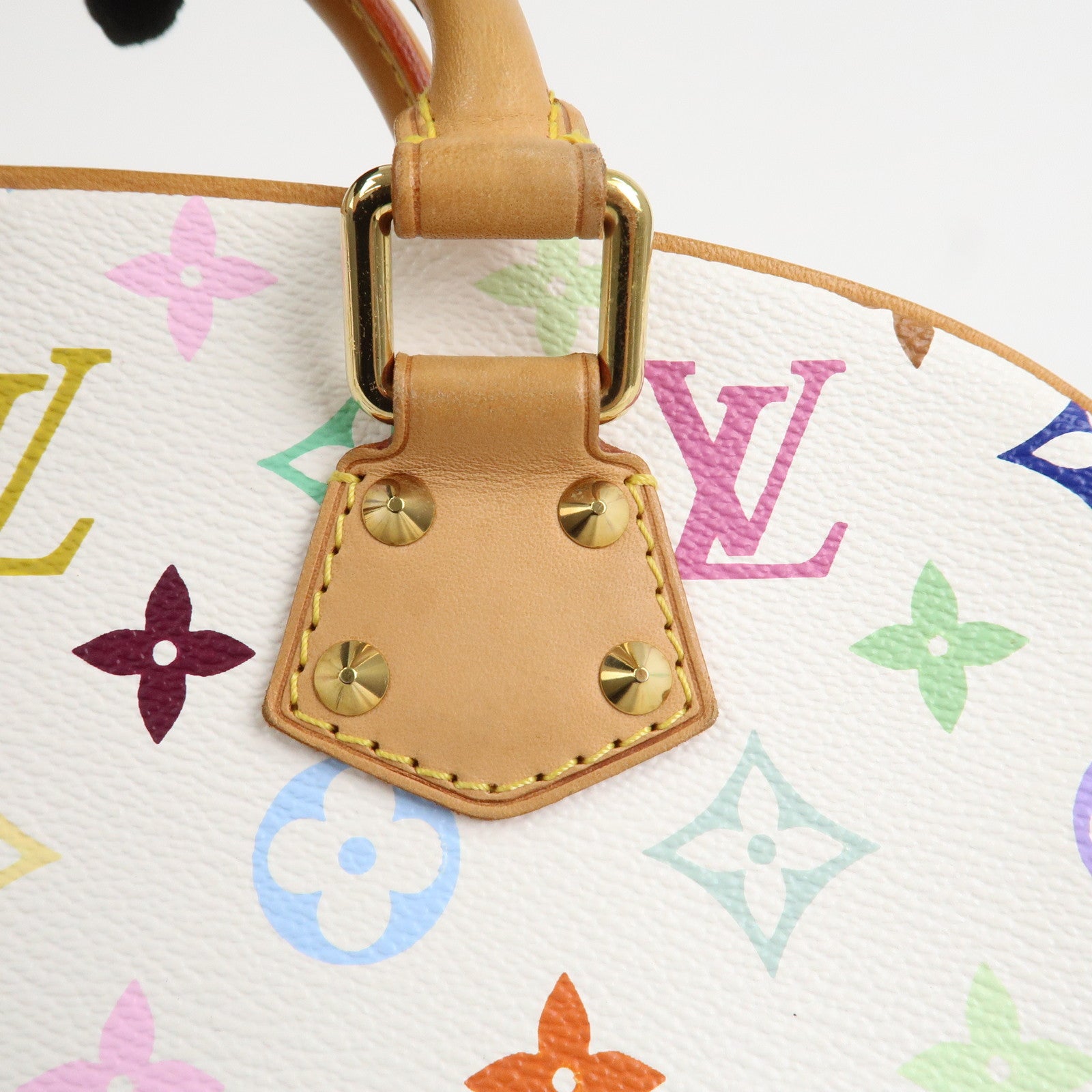 Louis Vuitton Monogram Multicolor Trouville Hand Bag Blanc M92663