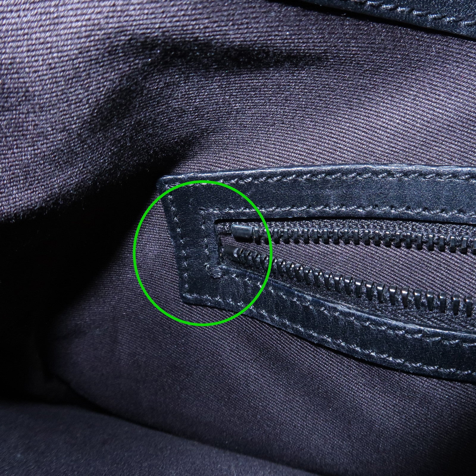 GUCCI GG Canvas Leather Shoulder Bag Hand Bag Black 107752 Used