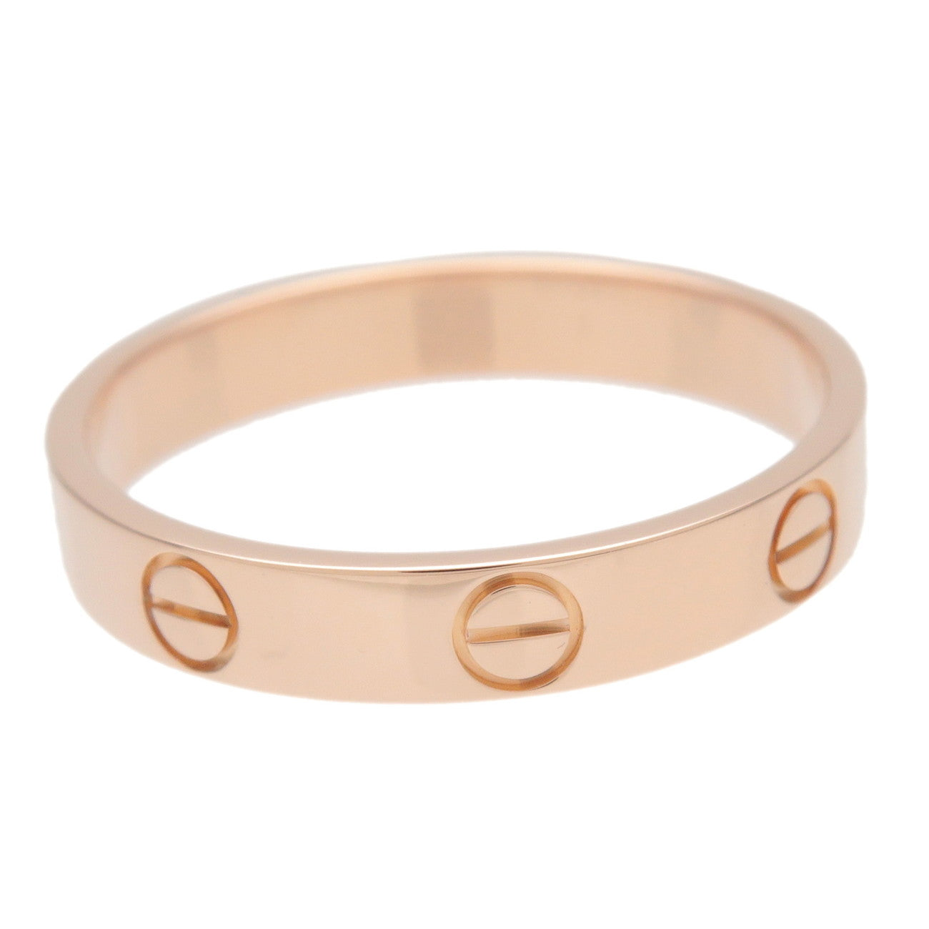 Cartier Mini Love Ring #56 K18PG 750PG Rose Gold US7.5 EU56 HK17