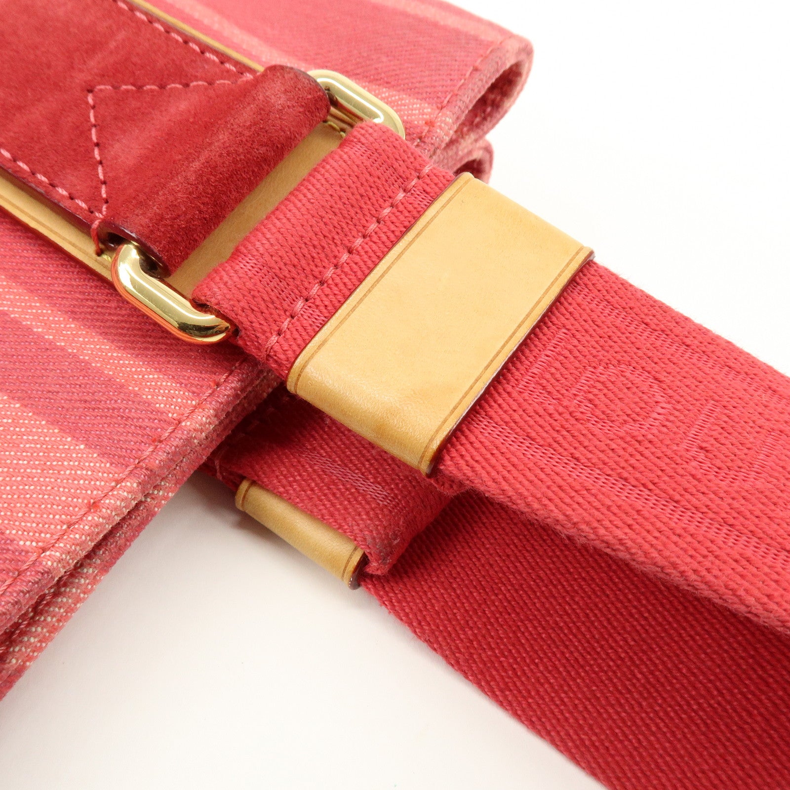 Louis Vuitton Plan Soleil Cabas PM Tote Bag Rouge Grenadine M94146