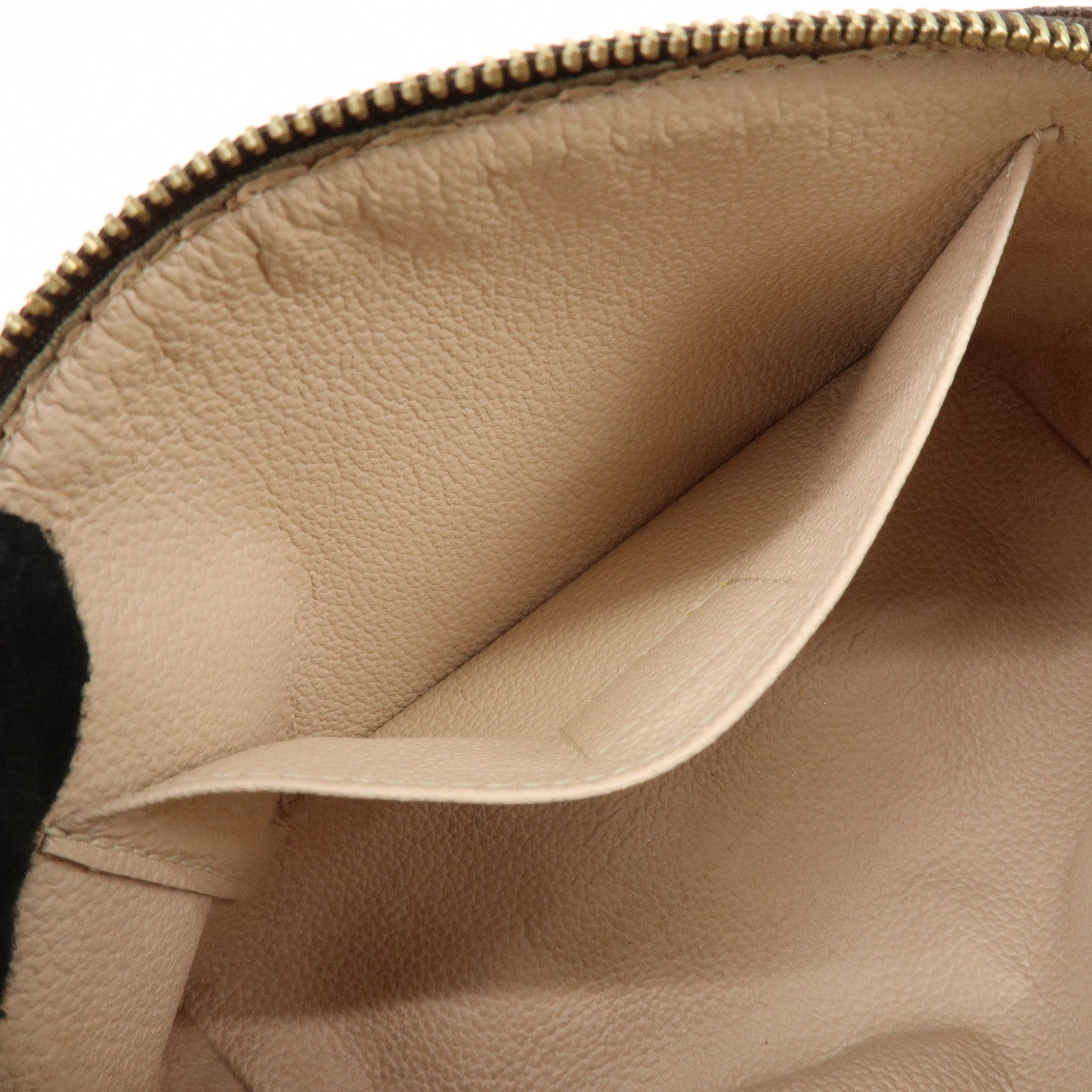 Louis Vuitton Monogram Pochette Cosmetic PM Pouch Brown M47515