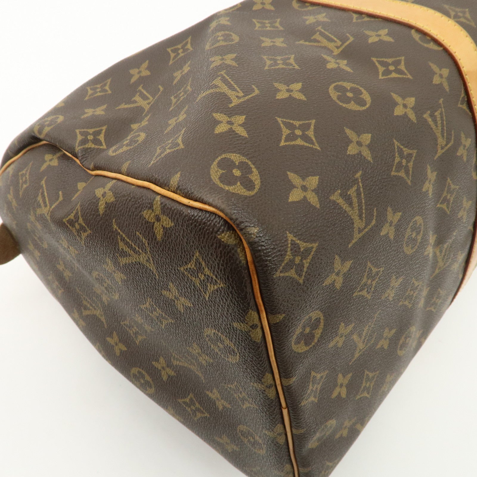 Louis Vuitton Monogram Keep All 50 Bag Boston Bag Brown M41426 Used