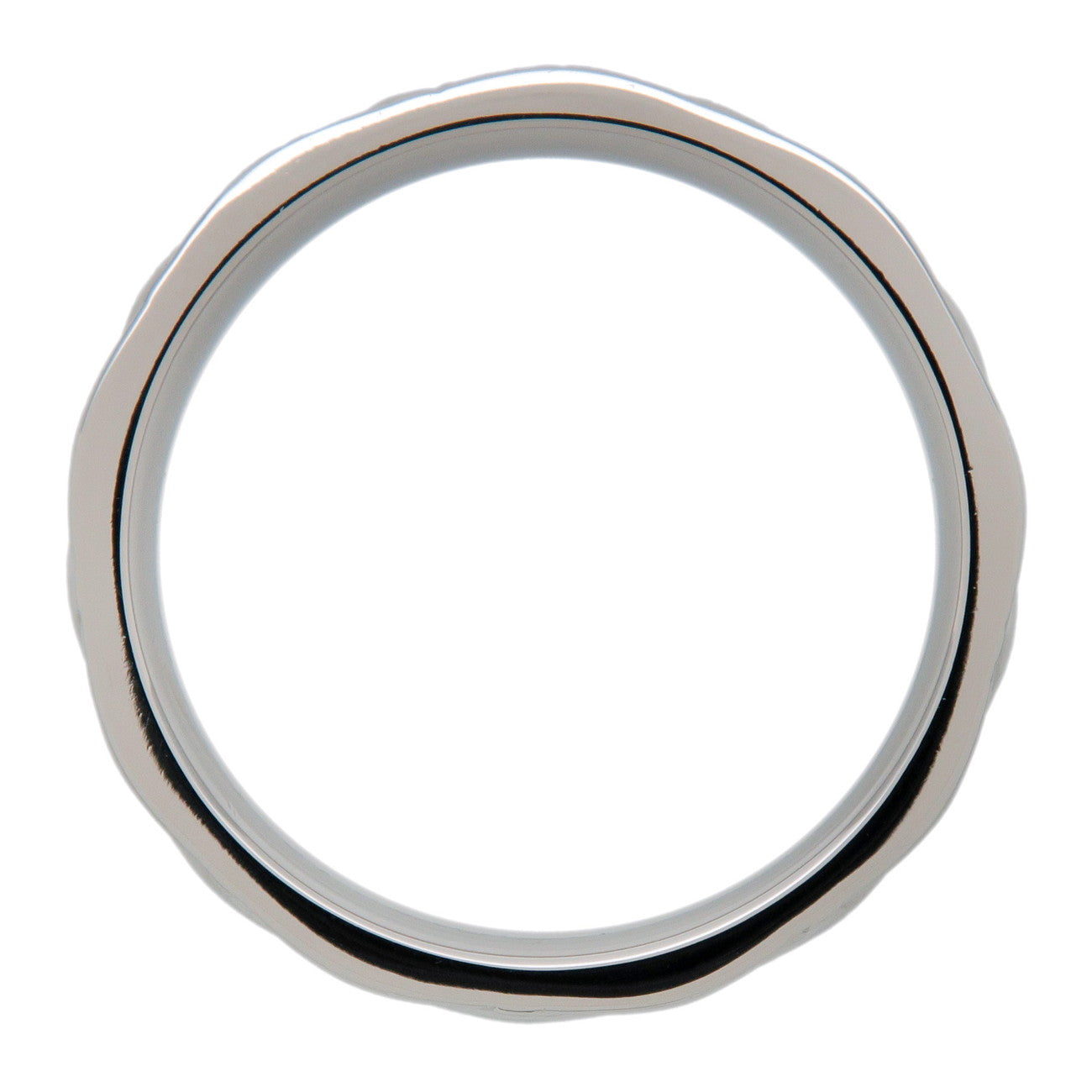 CHANEL Matelasse Ring PT950 Platinum US4 EU47 HK8 J2820