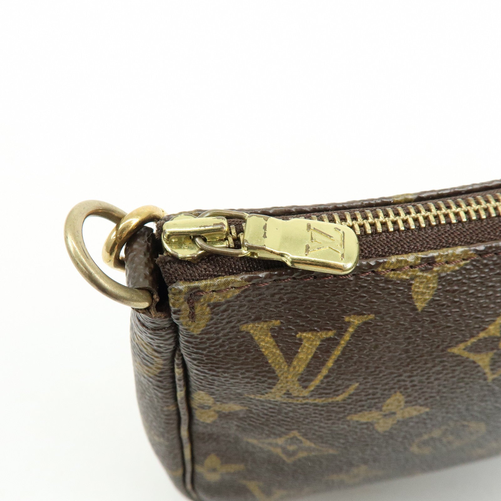 Louis Vuitton Monogram Pochette Accessoires Pouch Hand Bag M51980