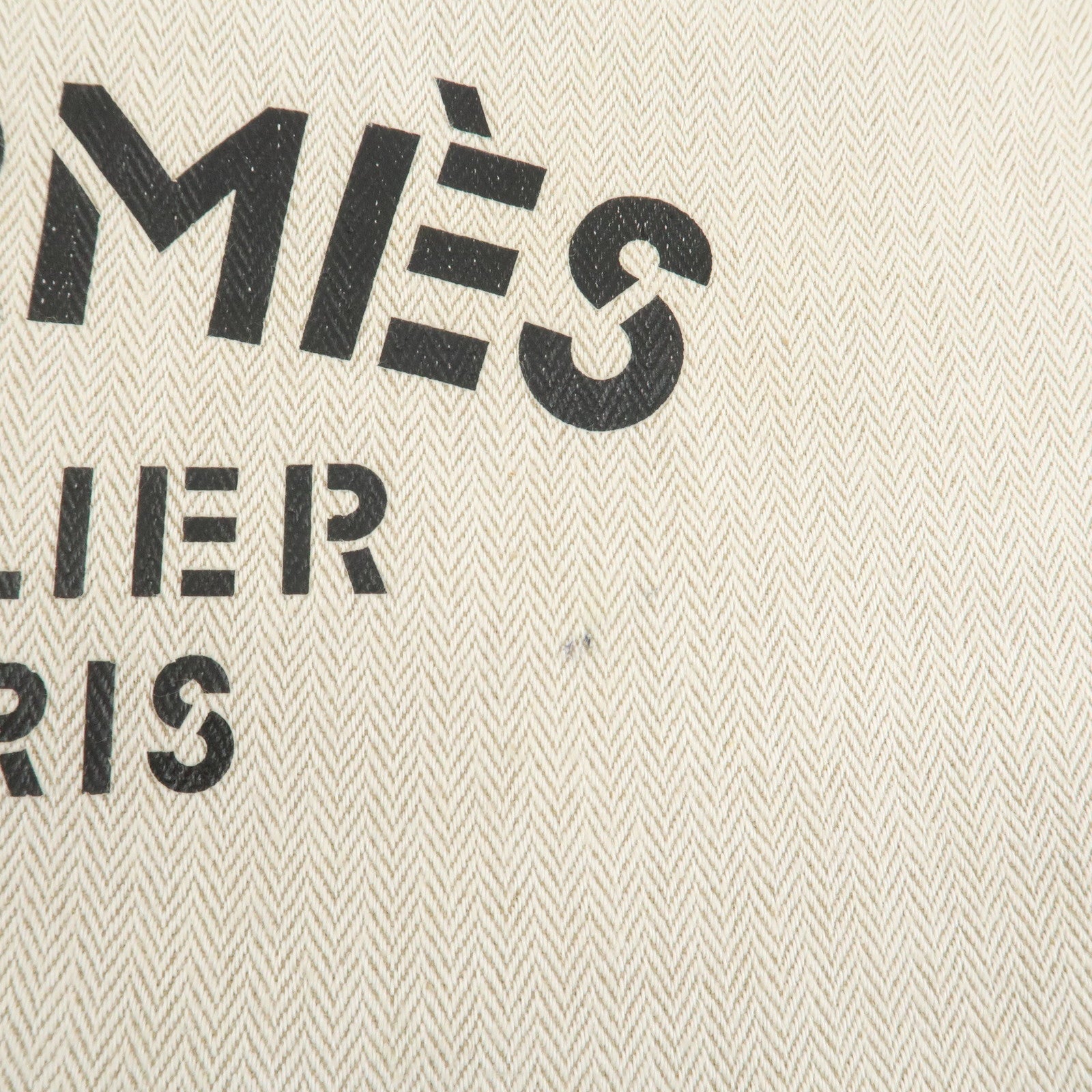 HERMES Aline GM Canvas Shoulder Bag Hand bag Natural