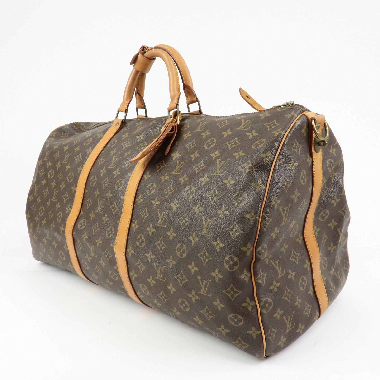 Louis Vuitton Monogram Keep All Bandouliere 60 Boston Bag M41412