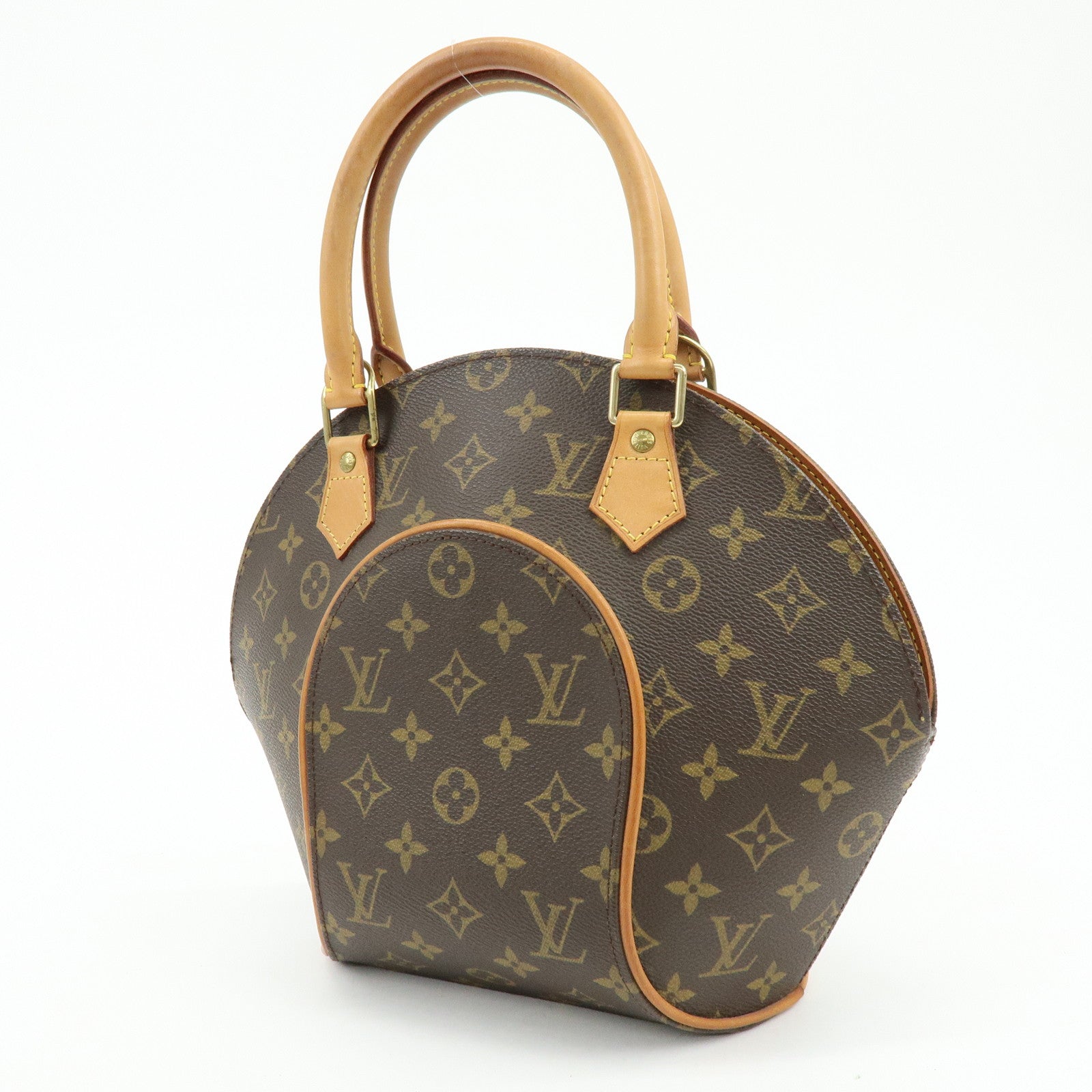 Louis Vuitton Monogram Ellipse PM Hand Bag Brown M51127
