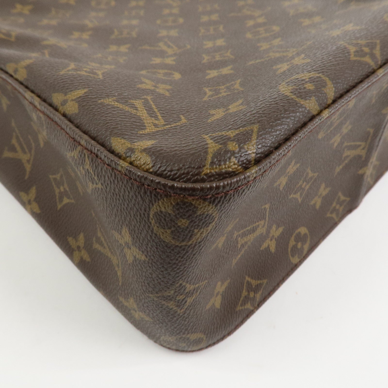Louis Vuitton Monogram Looping GM Shoulder Bag Brown M51145