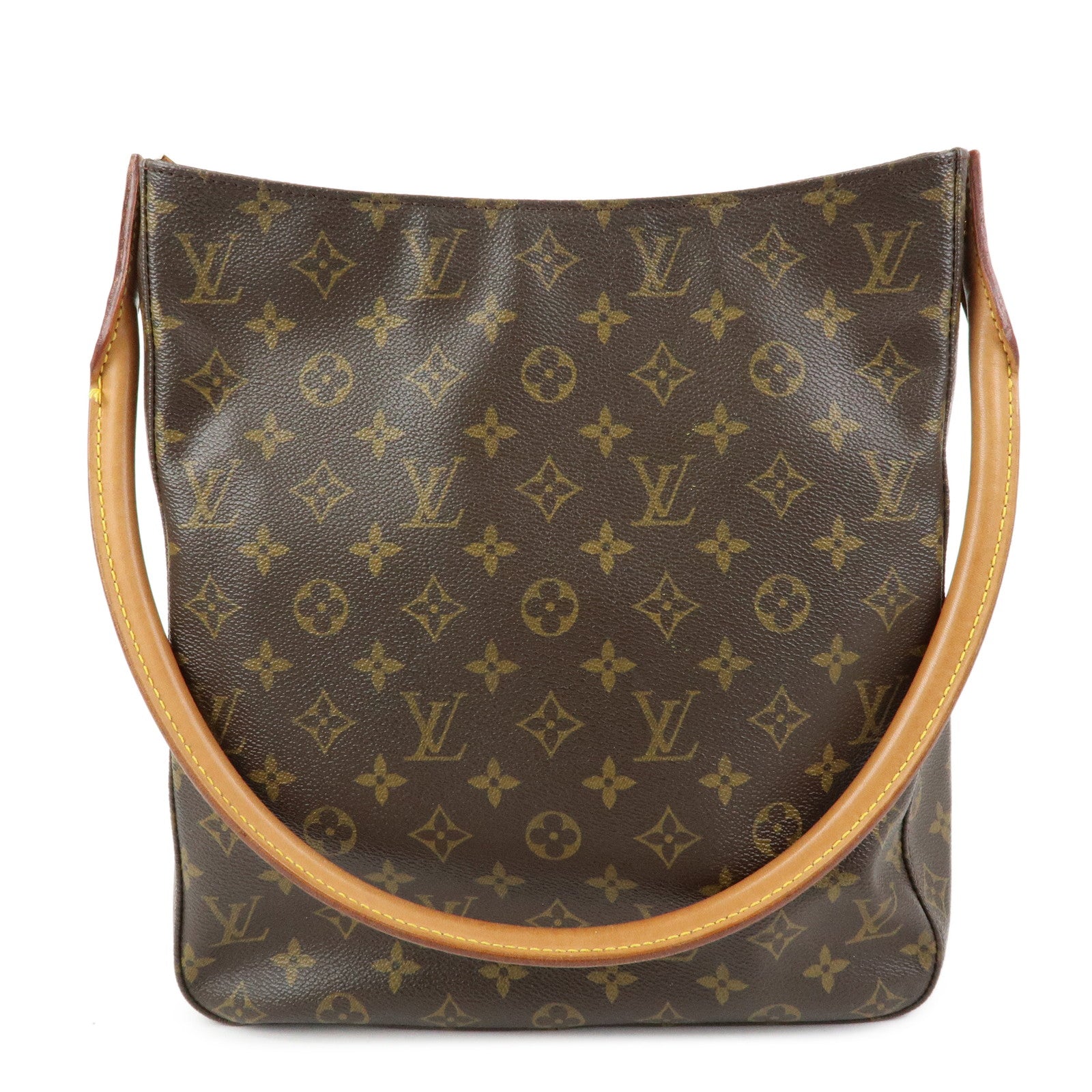 Louis Vuitton Monogram Looping GM Shoulder Bag Brown M51145