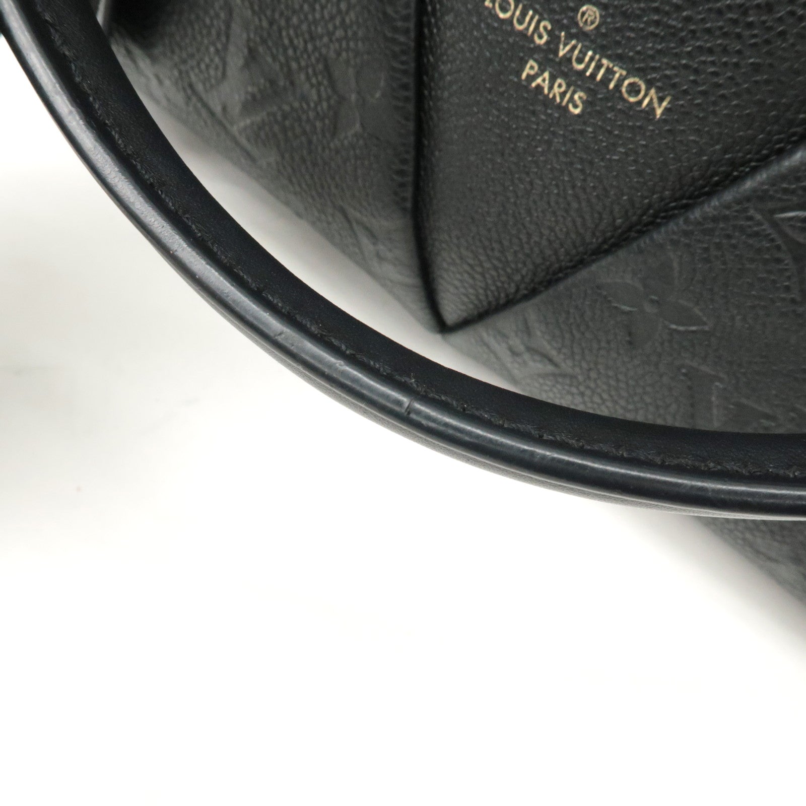 Louis Vuitton Monogram Empreinte Leather V Tote BB Noir M44937 Used