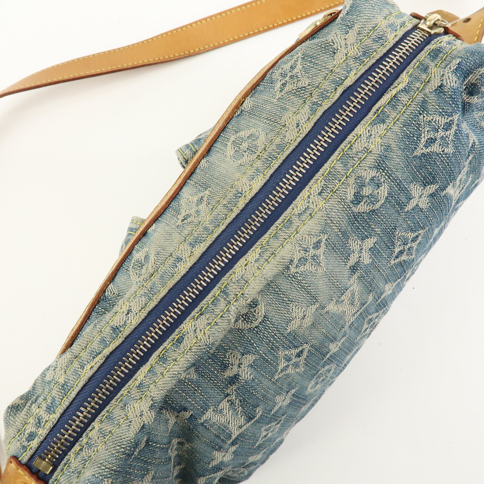 Louis Vuitton Monogram Denim Baggy PM 2Way Bag Shoulder Bag M95049