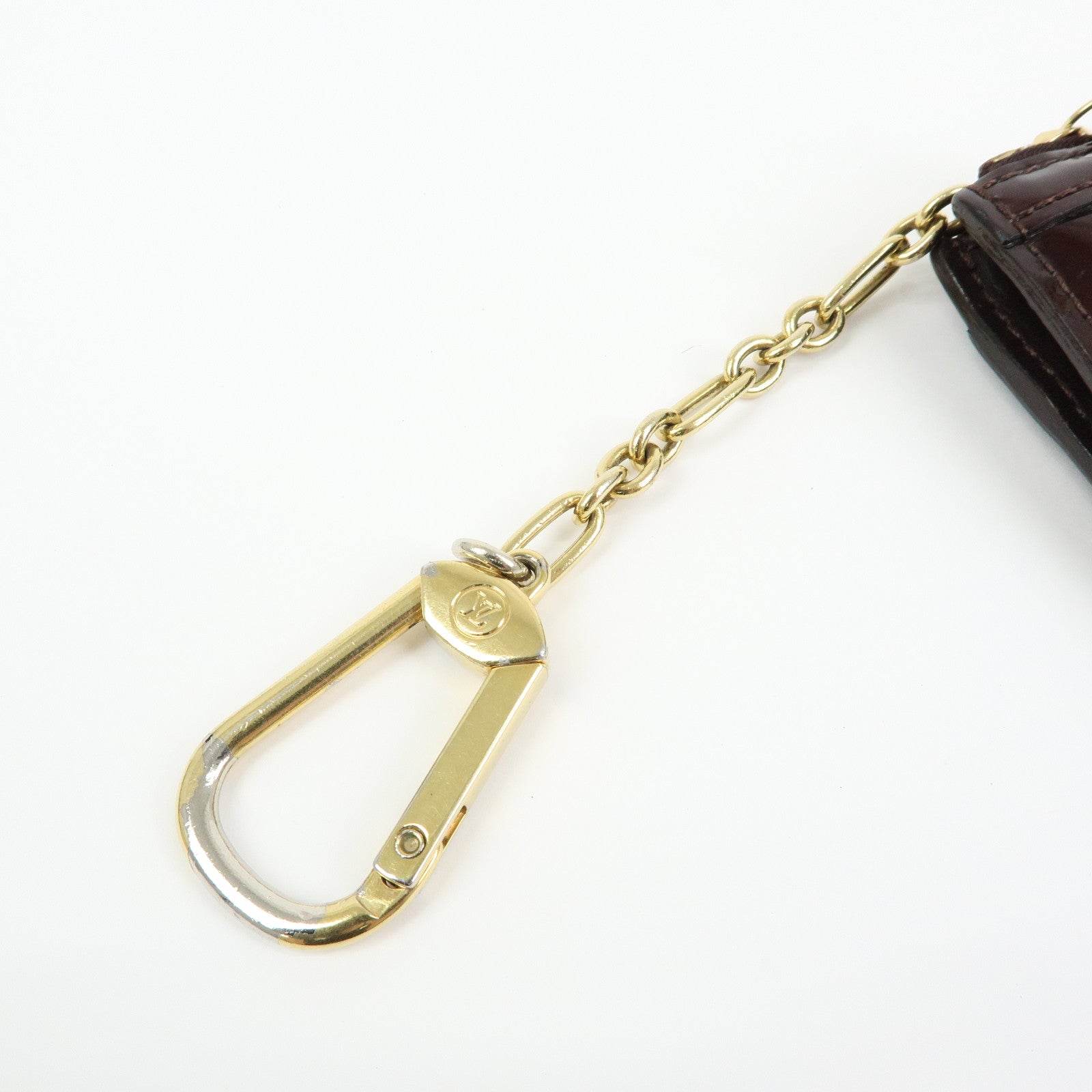 Louis Vuitton Vernis Pochette Cles NM Coin Case Amarante M93557