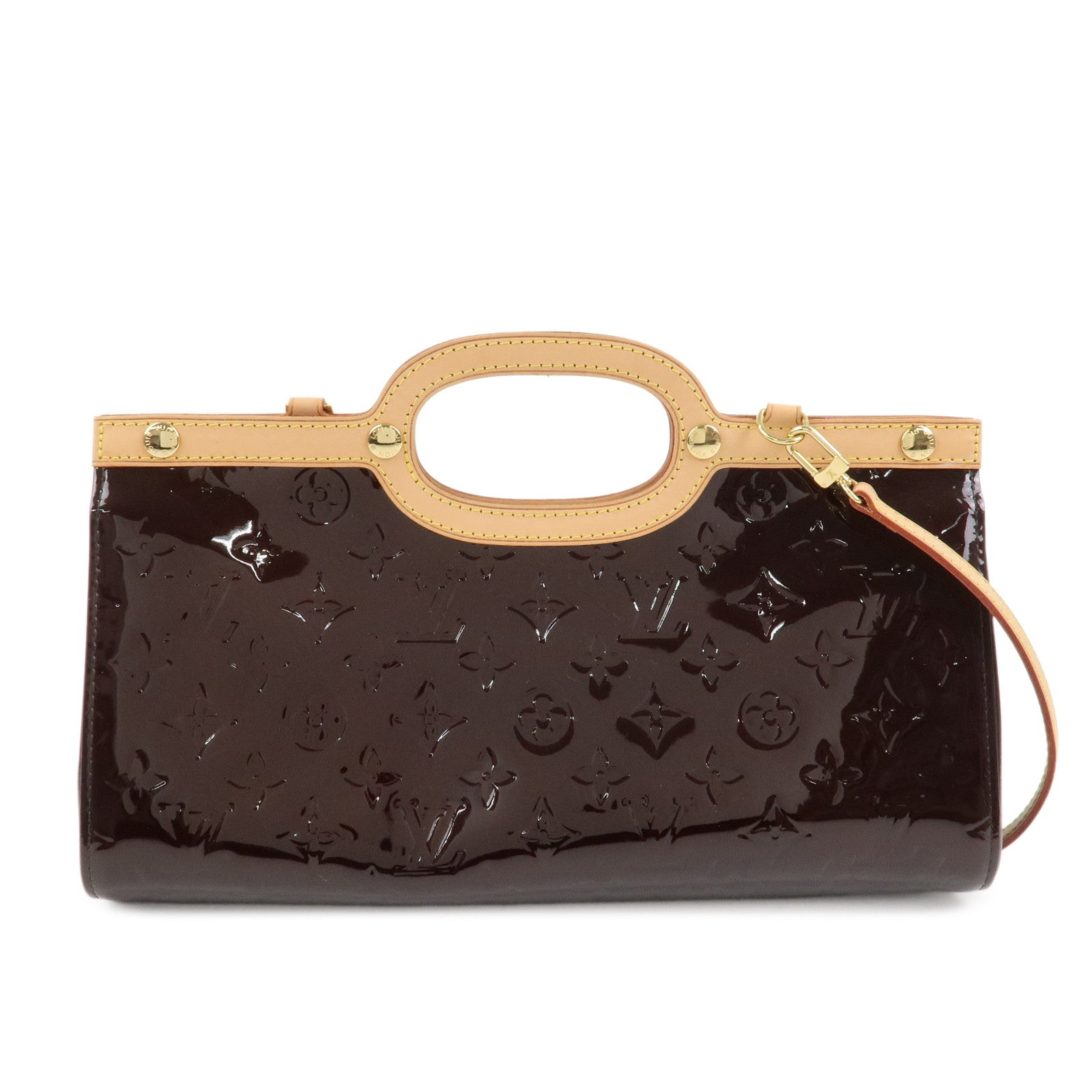 Louis Vuitton Monogram Vernis Roxbury Drive Bag Amarante M91995