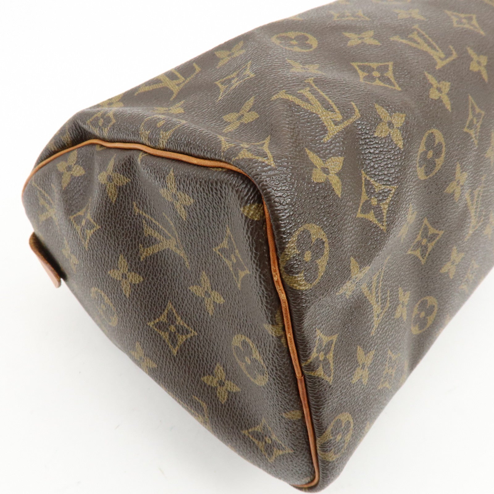 Louis Vuitton Monogram Speedy 25 Boston Bag Hand Bag Brown M41528