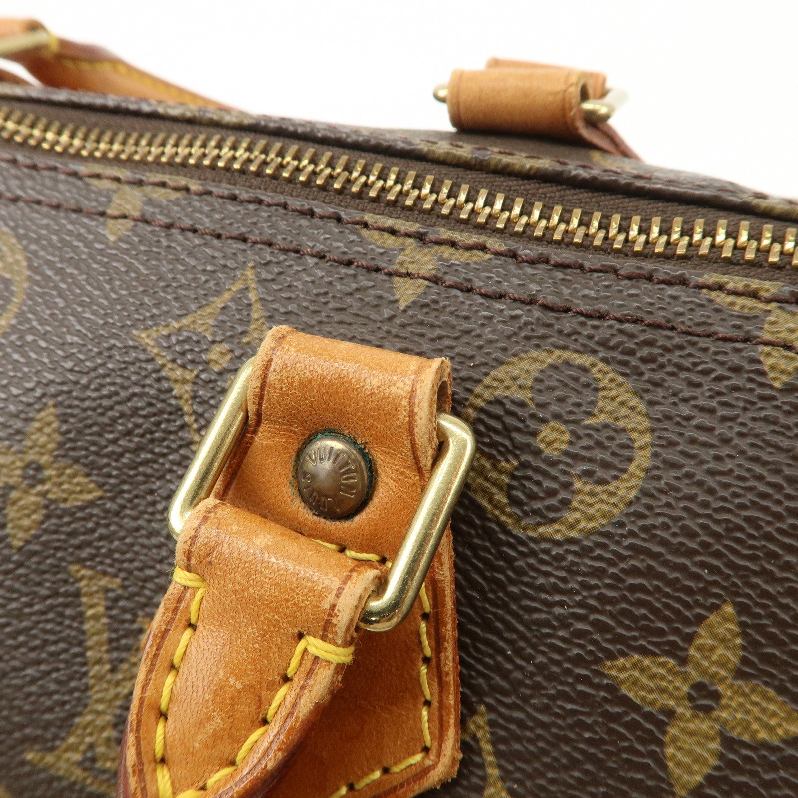 Louis Vuitton Monogram Speedy 30 Boston Bag Hand Bag M41526 Used