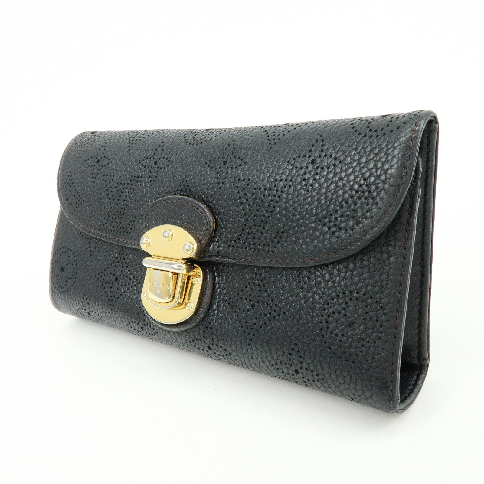 Louis Vuitton Monogram Mahina Portefeuille Amelia Wallet M95549