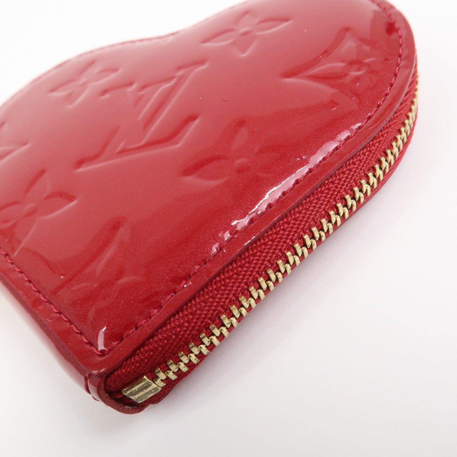 Louis Vuitton Monogram Vernis Porte Monnaie Coeur Coin Case M93562