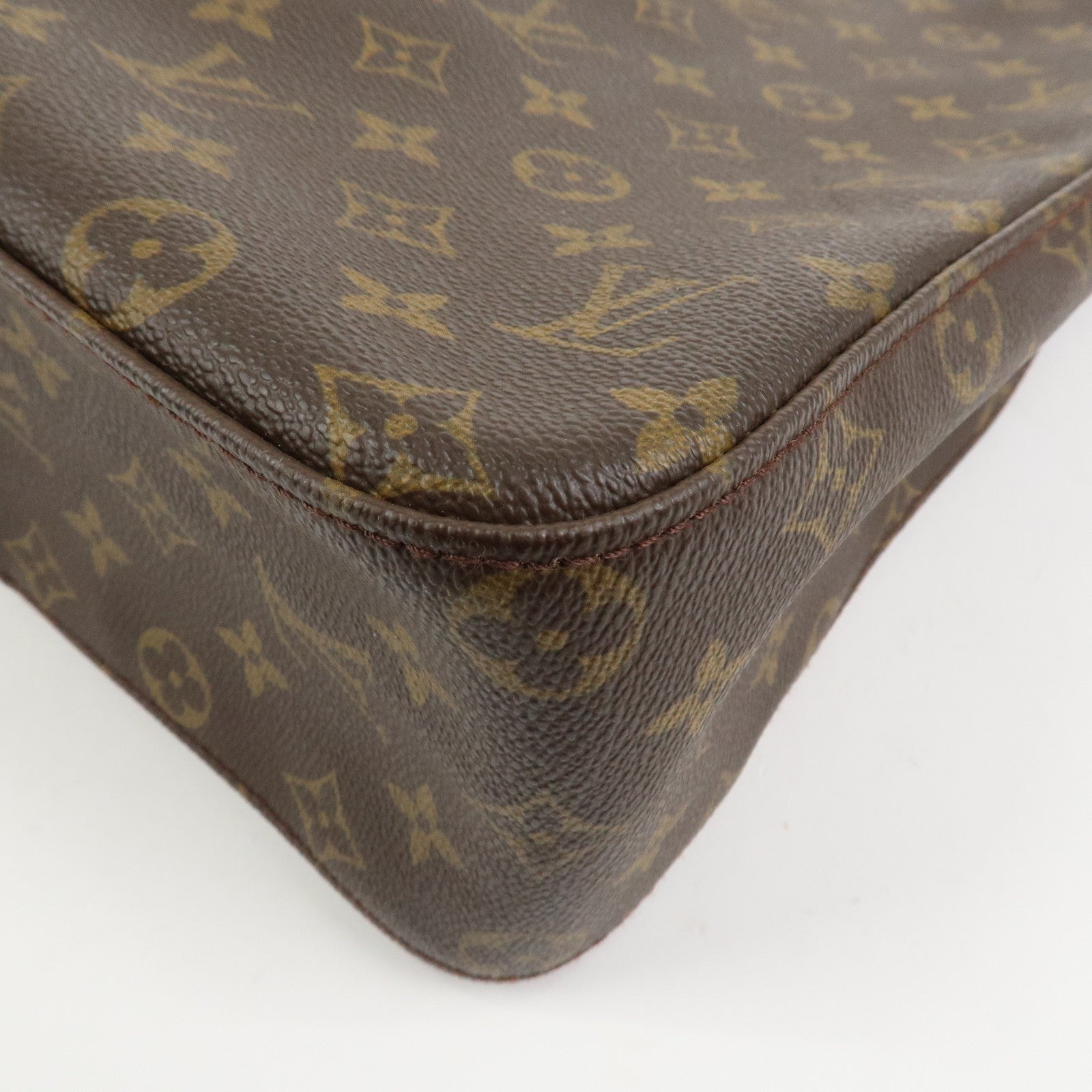Louis Vuitton Monogram Looping GM Shoulder Bag Brown M51145