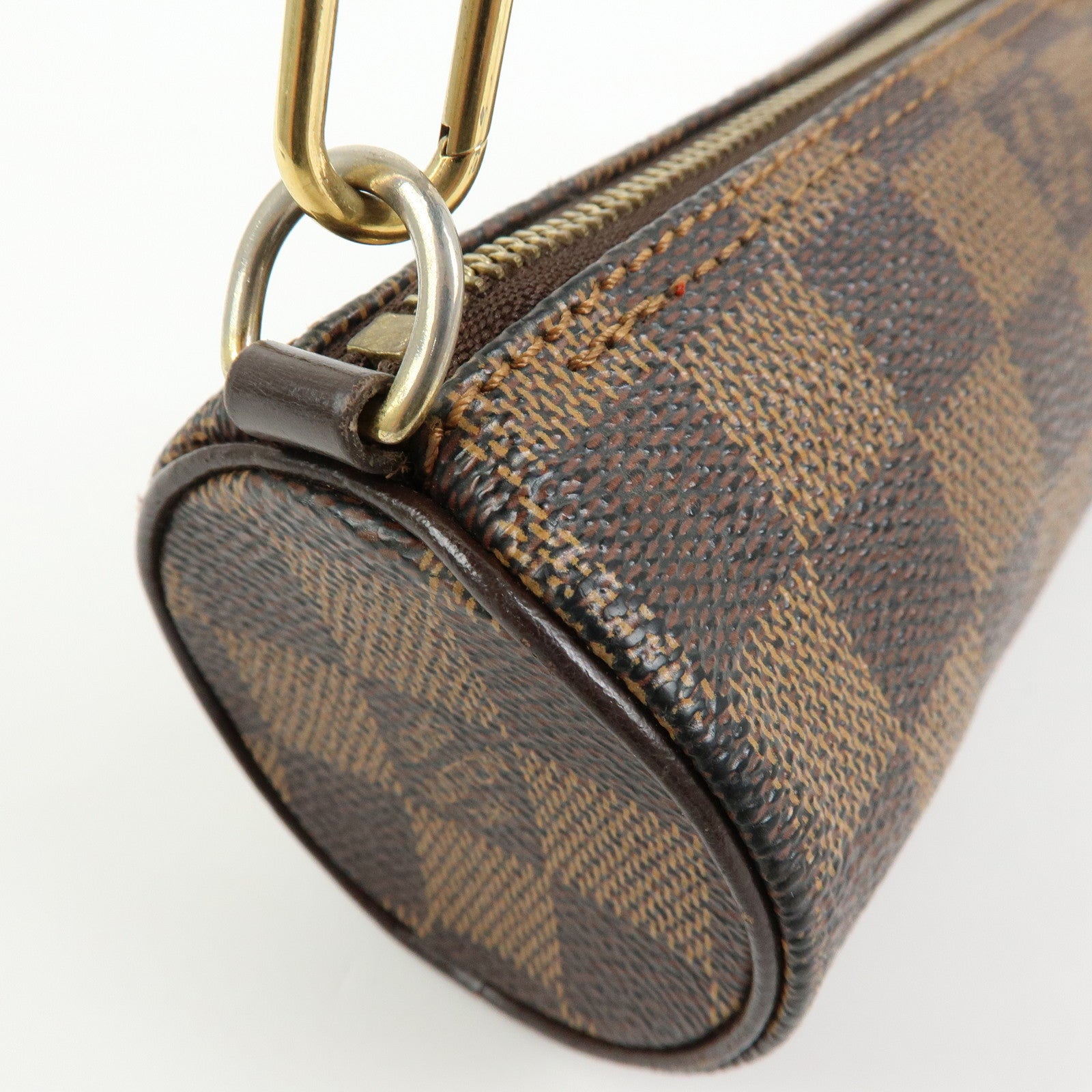 Louis Vuitton Damier Ebene Mini Pouch for Papillon Bag Brown