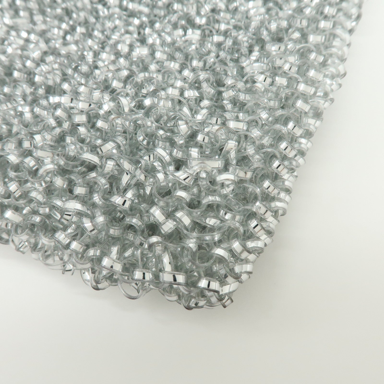 ANTEPRIMA PVC 2Way Bag Hand Bag Shoulder Bag Silver