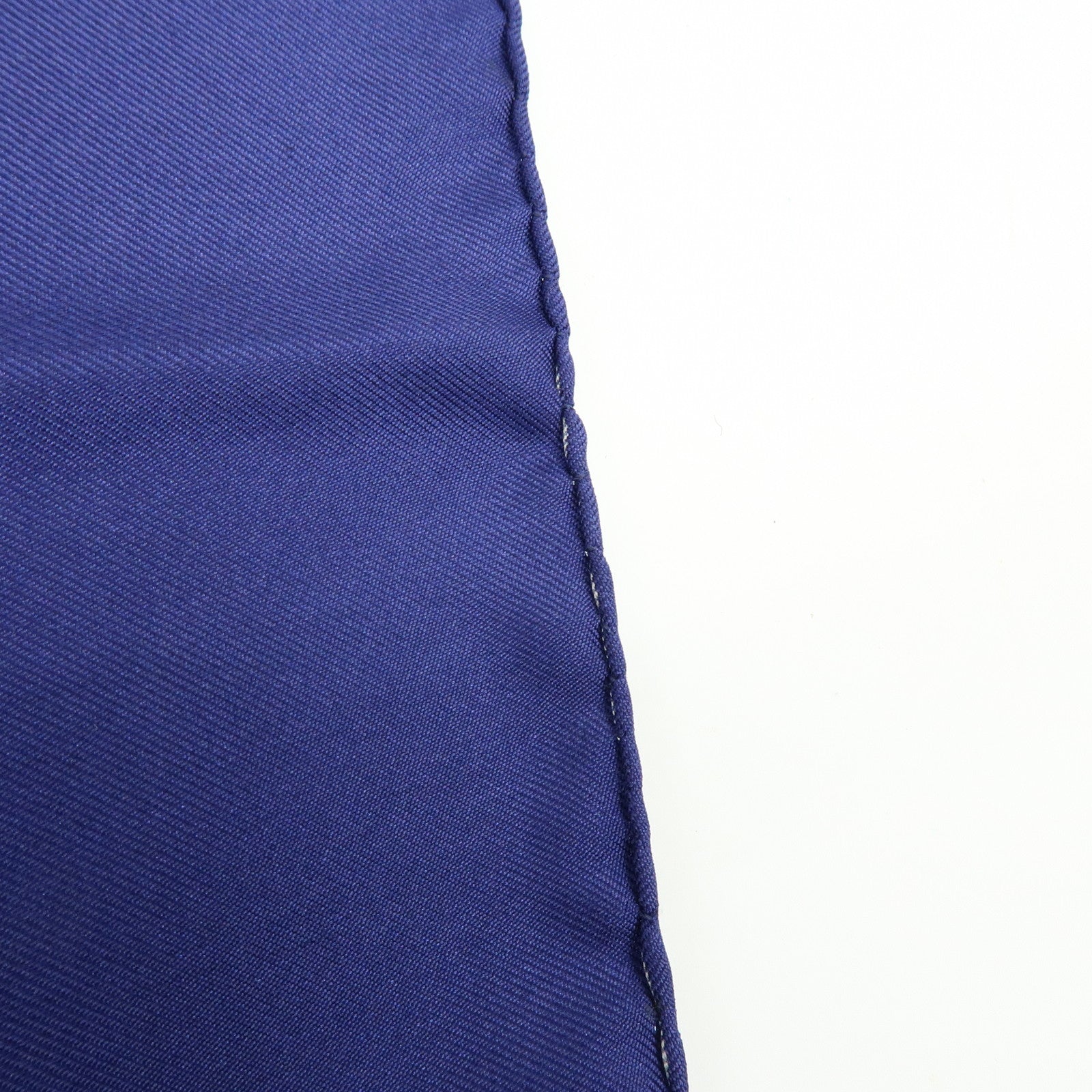 HERMES Carre 90 Silk 100% Scarf Petite Main Navy Multicolor
