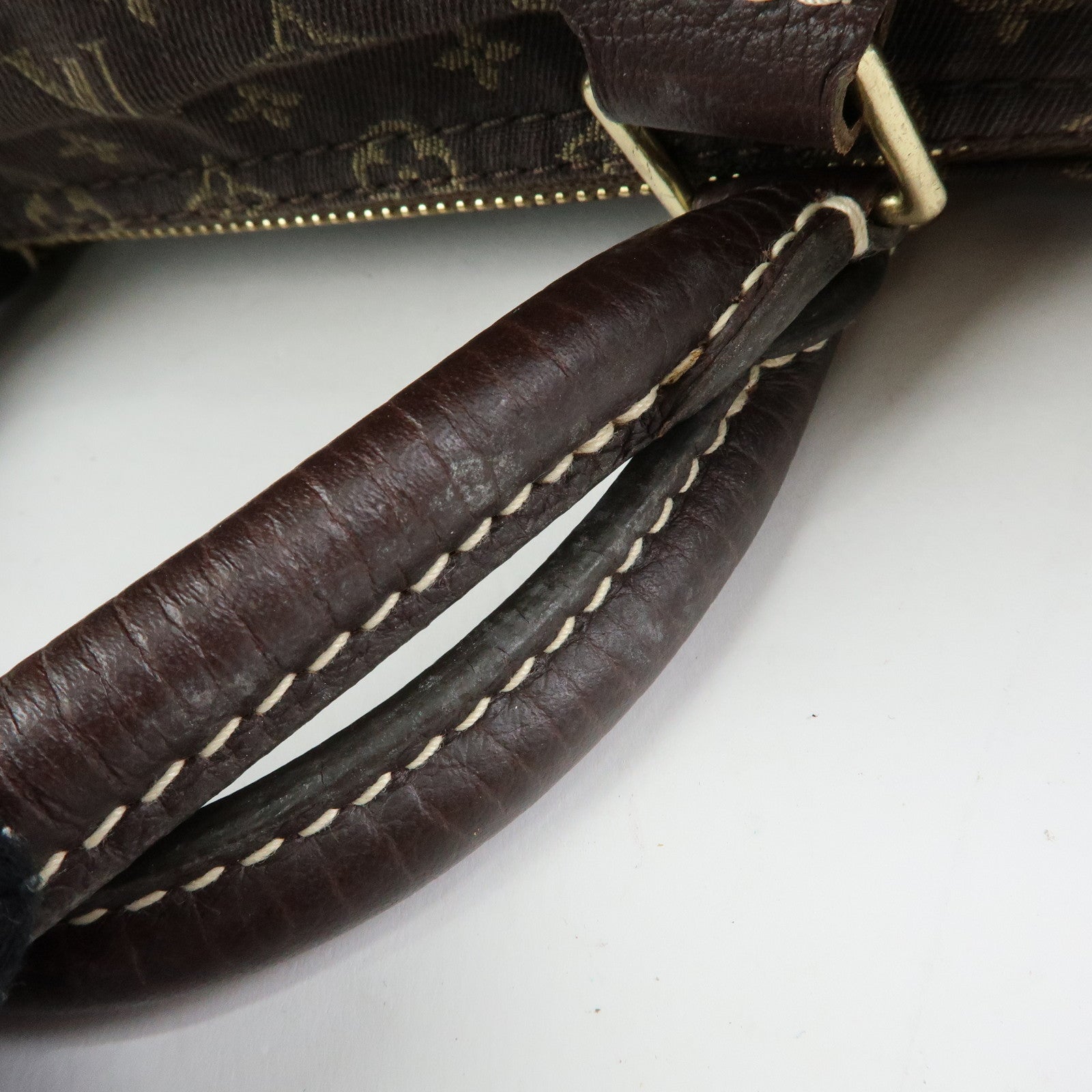 Louis Vuitton Monogram Mini Lin Speedy 30 Boston Bag Ebene M95224