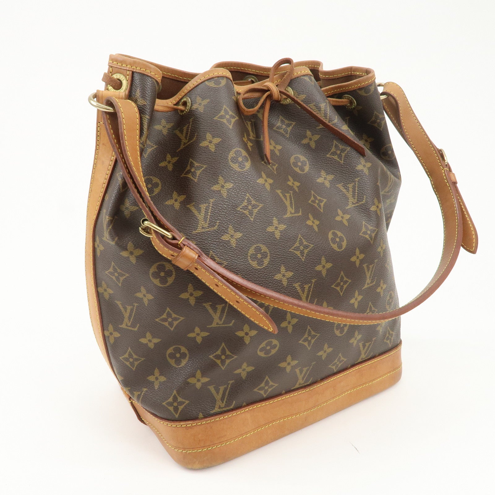Louis Vuitton Monogram Noe Shoulder Bag Hand Bag Brown M42224