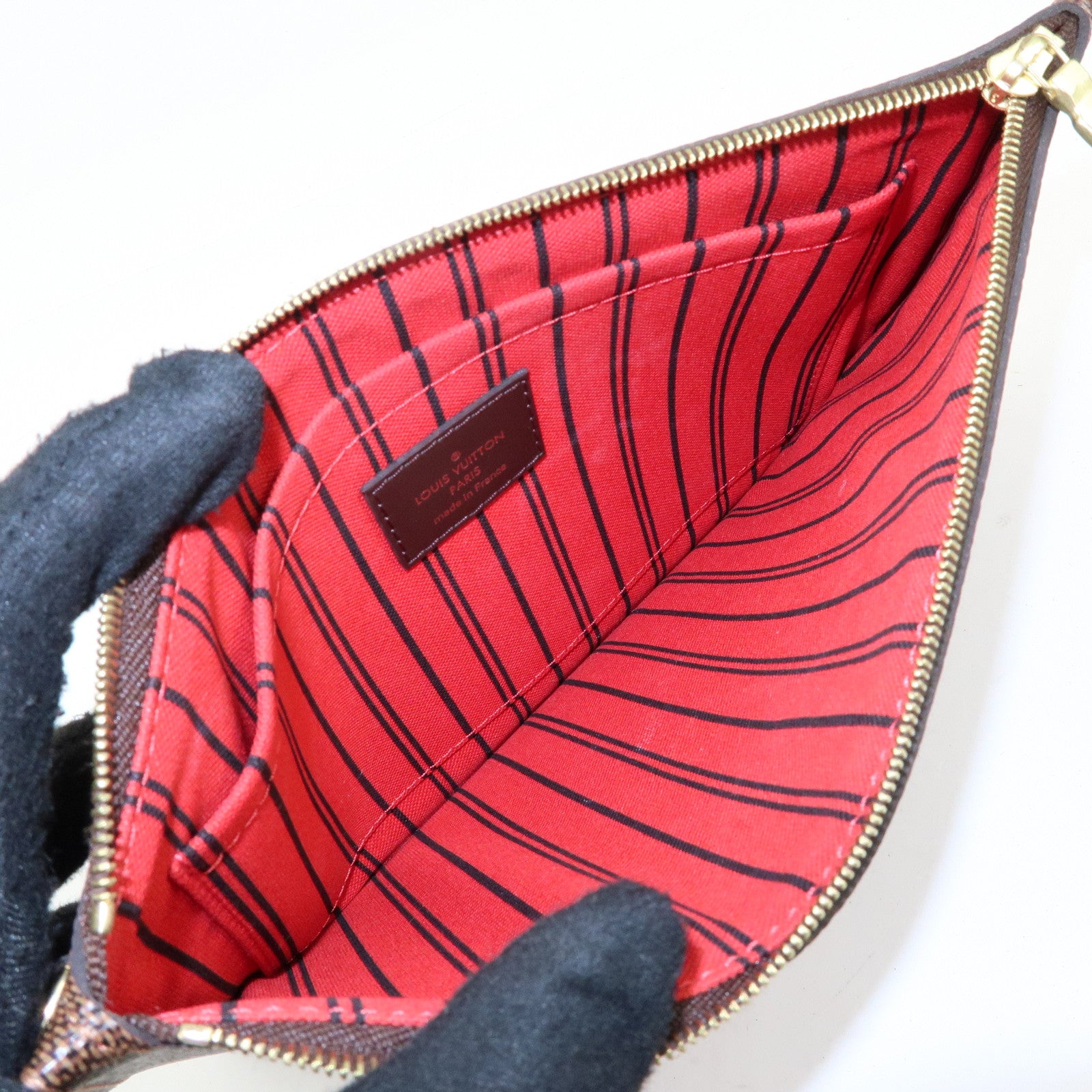 Louis Vuitton Damier Canvas Pouch for Neverfull MM Tote Bag N40049