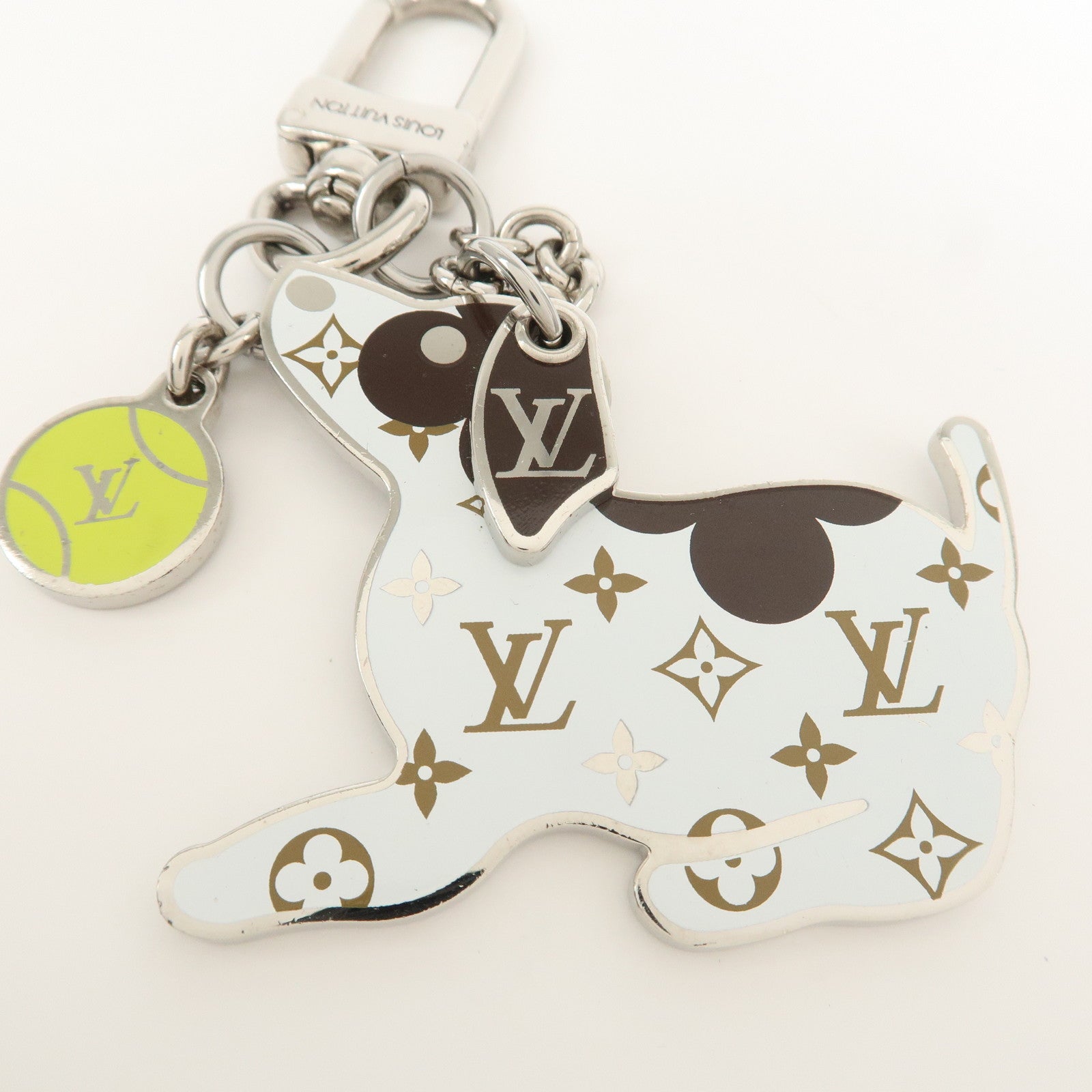 Louis Vuitton Monogram Bijou Sac Dog Bag Charm Key Charm M00747