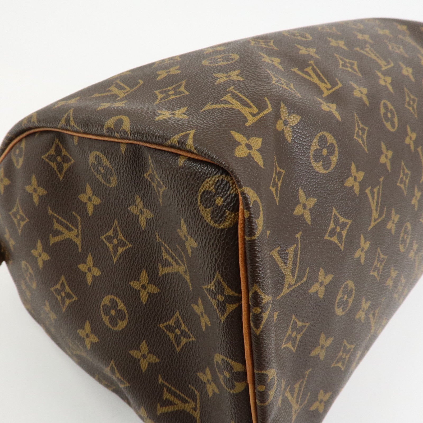 Louis Vuitton Monogram Speedy 40 Hand Bag Boston Bag Brown M41522
