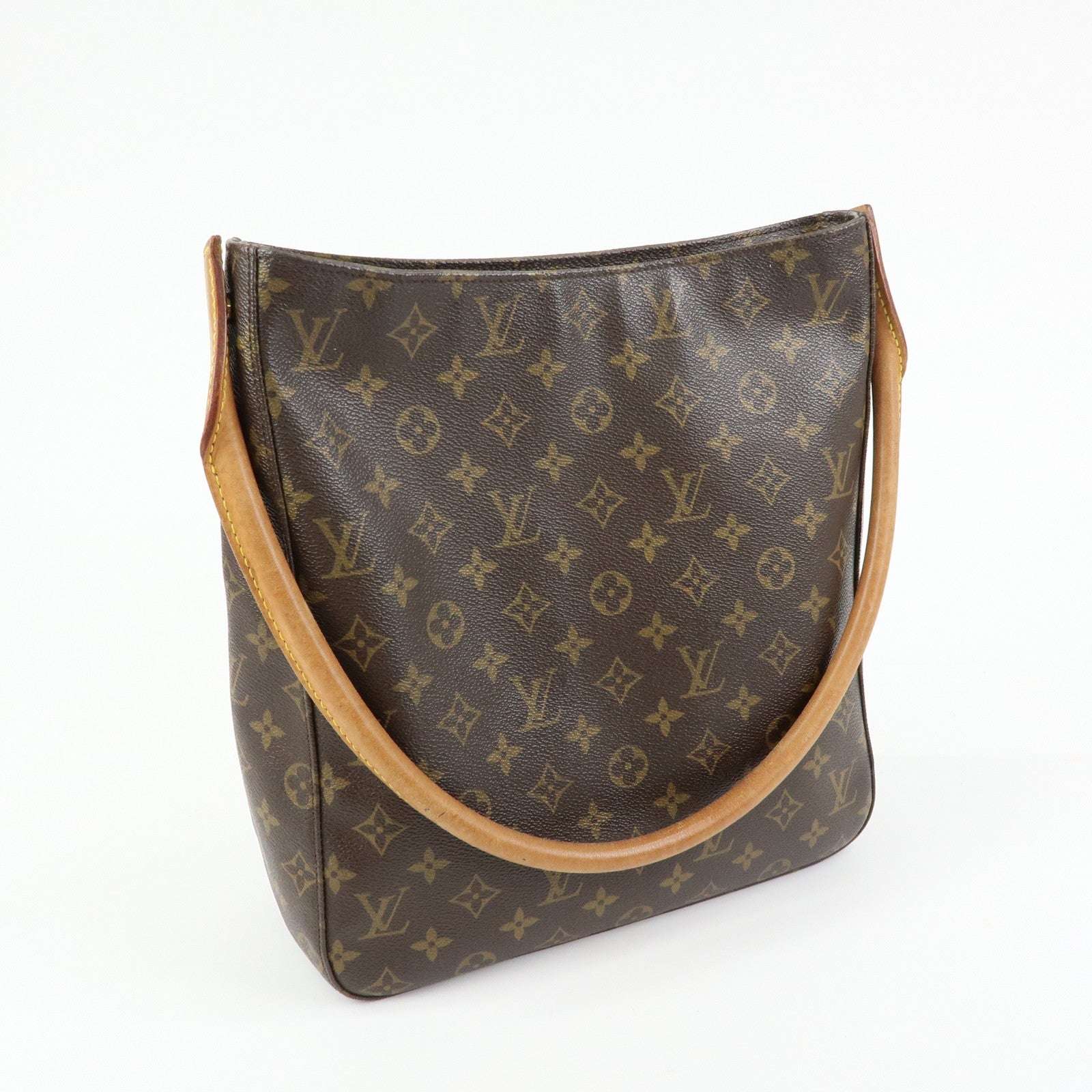 Louis Vuitton Monogram Looping GM Shoulder Bag Brown M51145