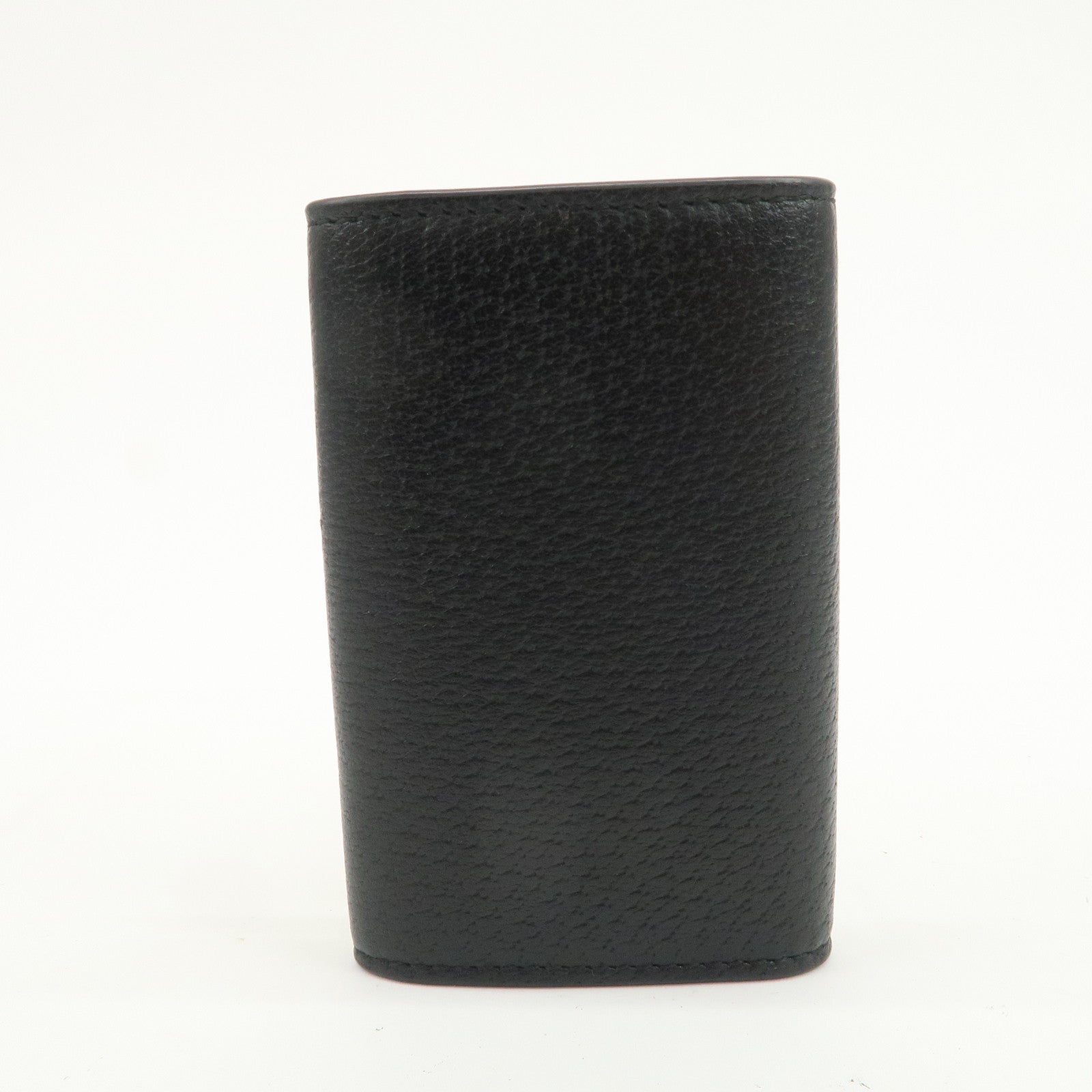 GUCCI GG Marmont Leather 6 Rings Key Case Black 435305