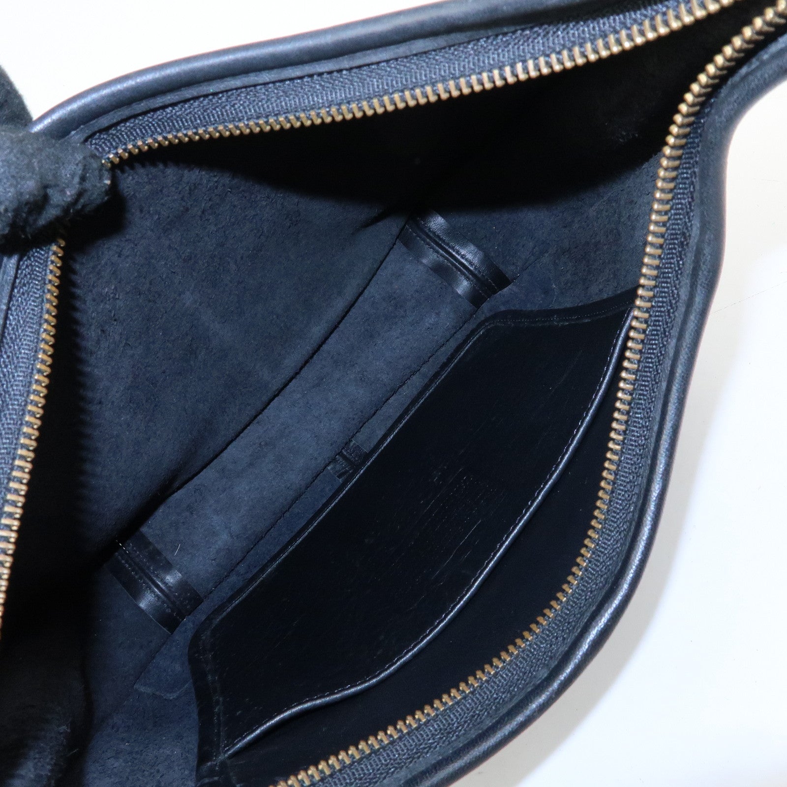 COACH Ergo Leather Shoulder Bag Hand Bag Black