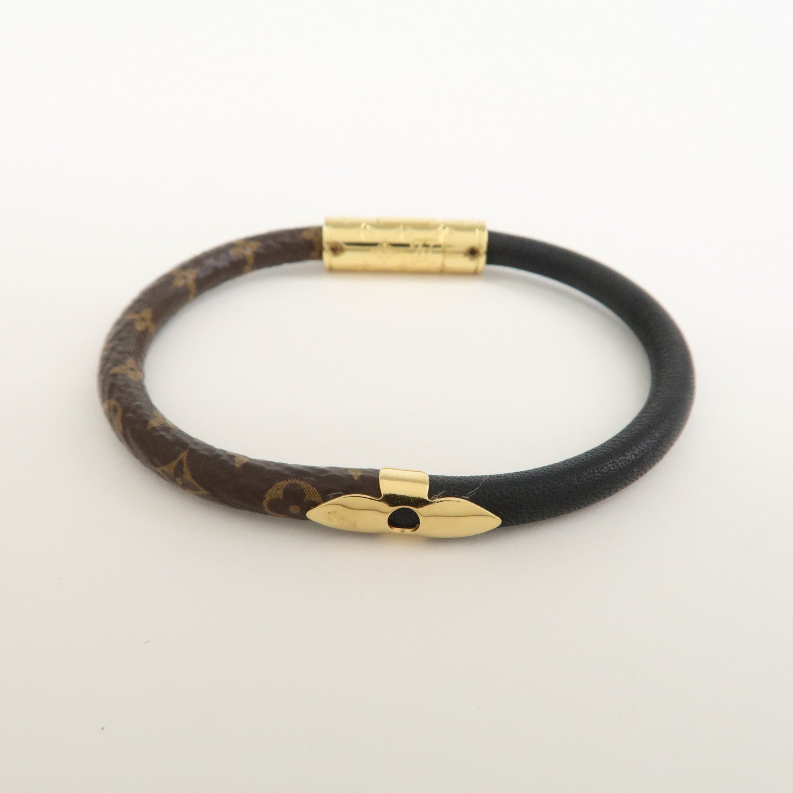 Louis Vuitton Monogram Daily Confidential Bracelet Brown M6431