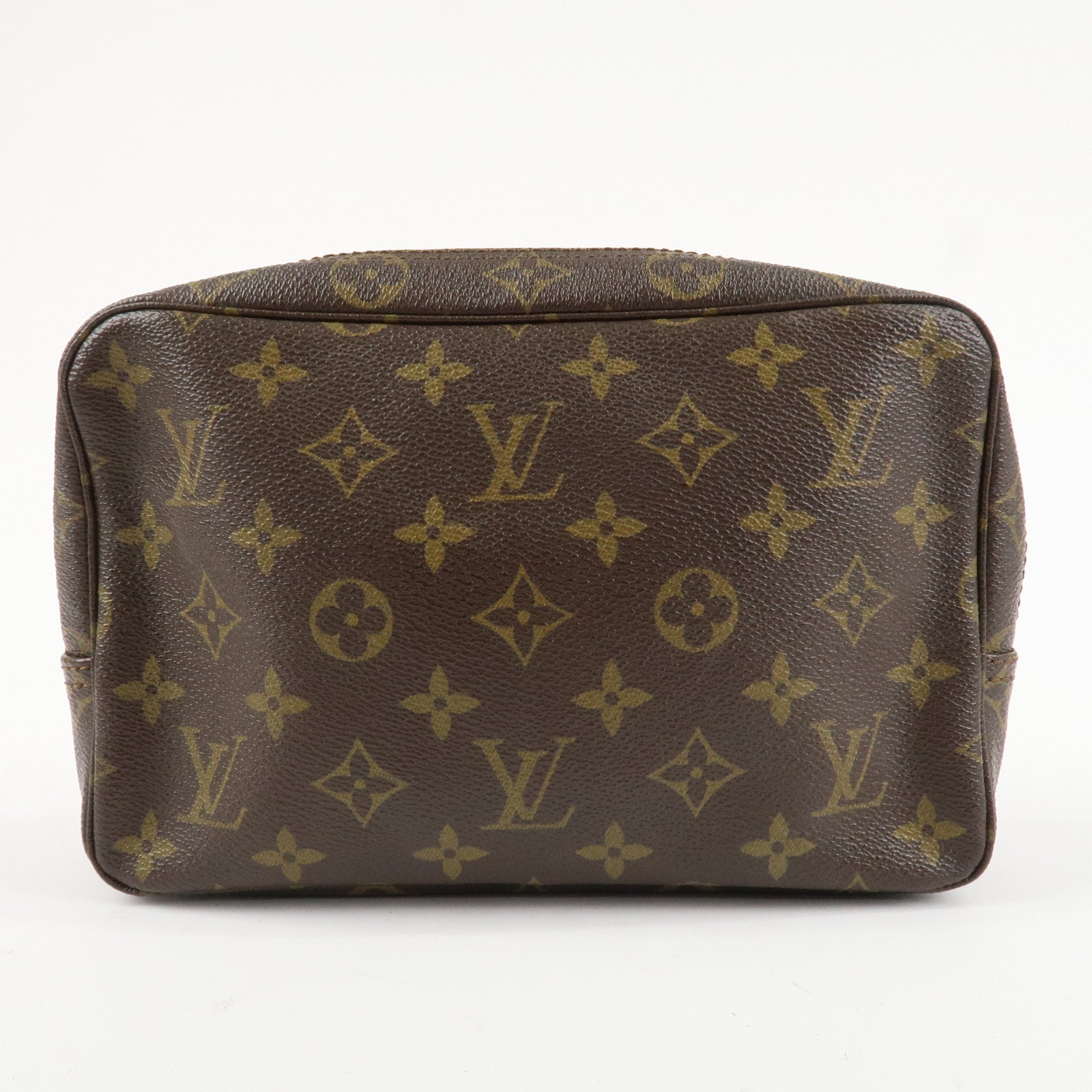 Louis Vuitton Monogram Trousse Toilette 23 Pouch Brown M47524 Used