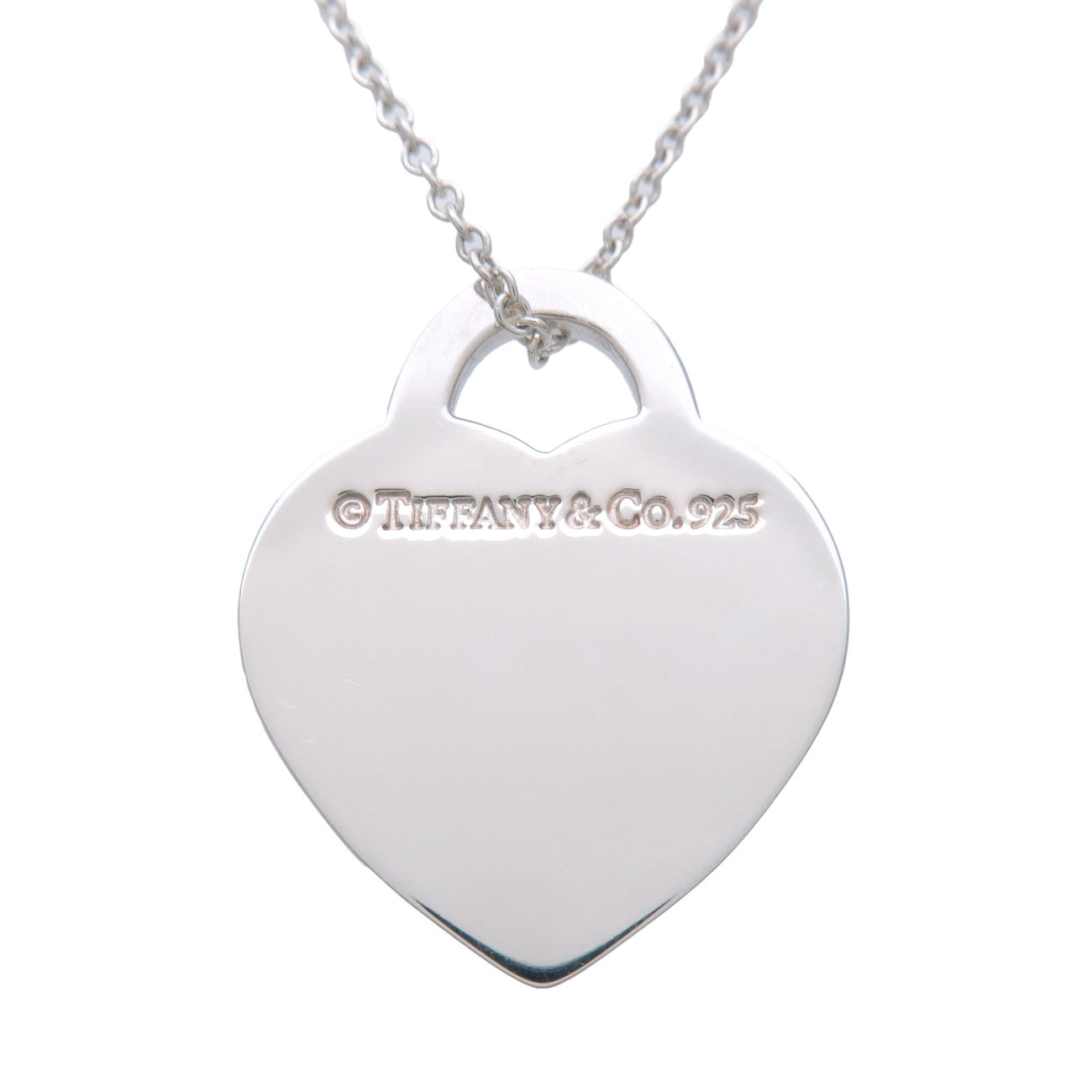 Tiffany & Co Return to Tiffany Heart Tag Necklace SV925 Silver