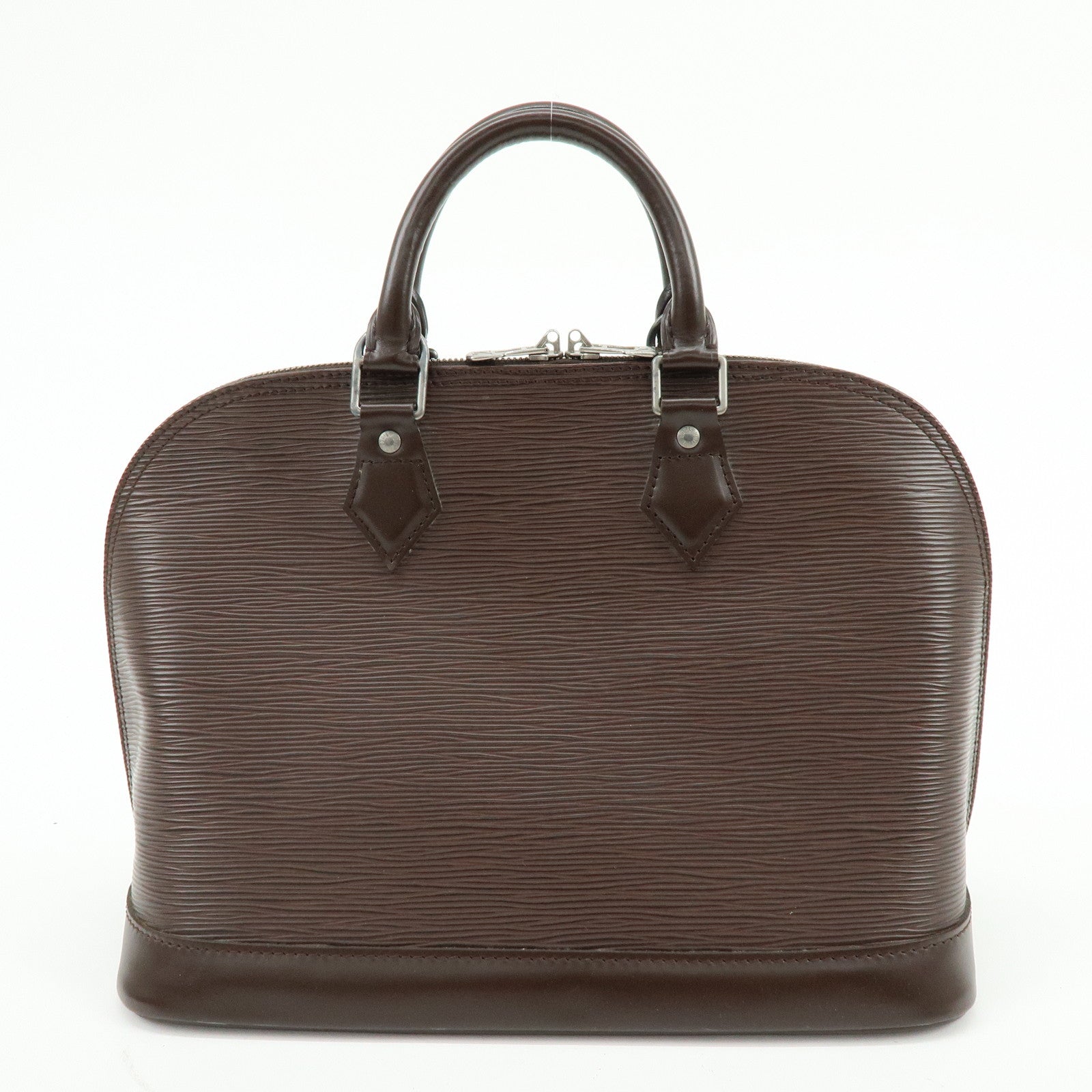 Louis Vuitton Epi Leather Alma Hand Bag Mocha Brown M5214D