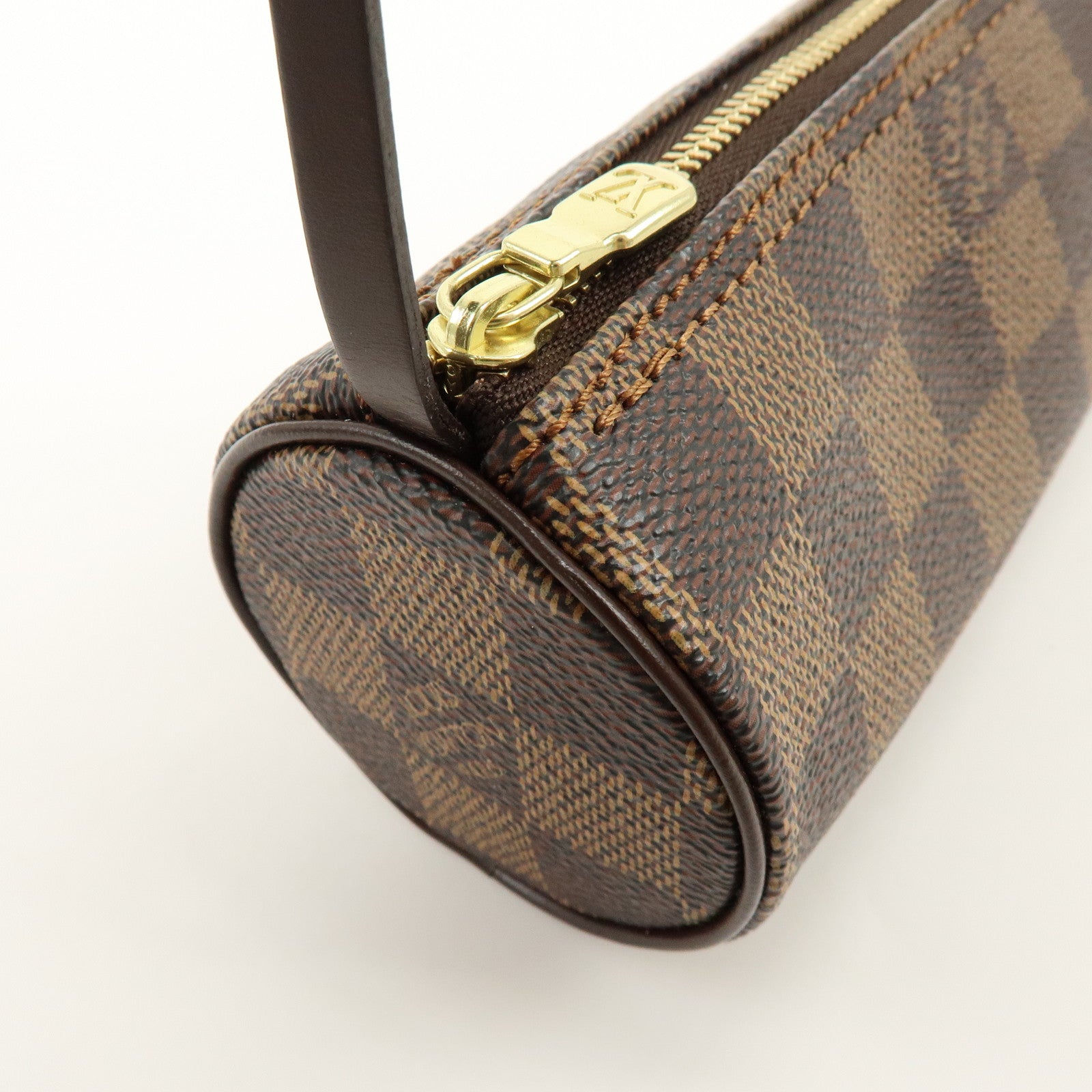 Louis Vuitton Damier Ebene Mini Pouch for Papillon Bag Brown