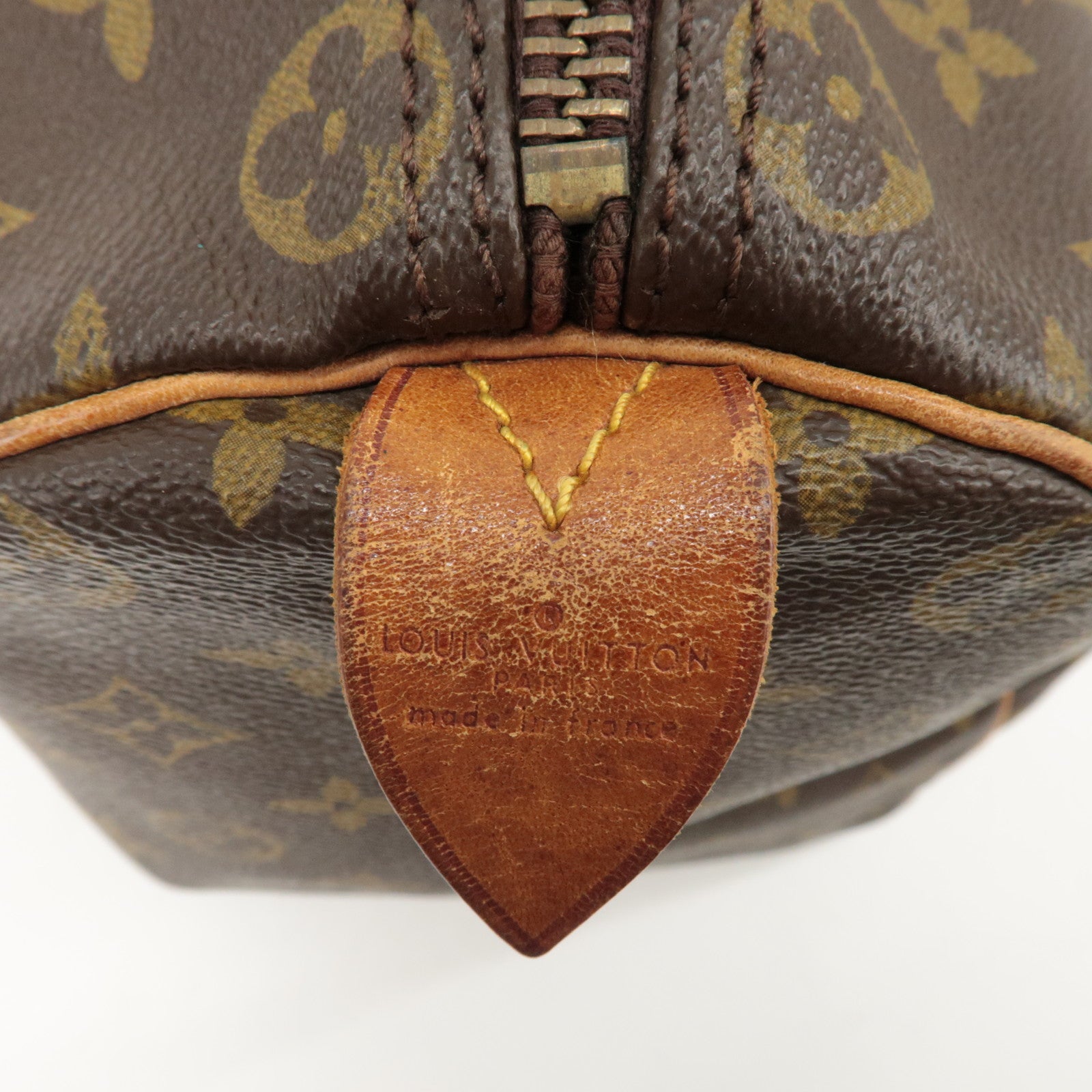 Louis Vuitton Monogram Keep All 50 Boston Bag Brown M41426 Used