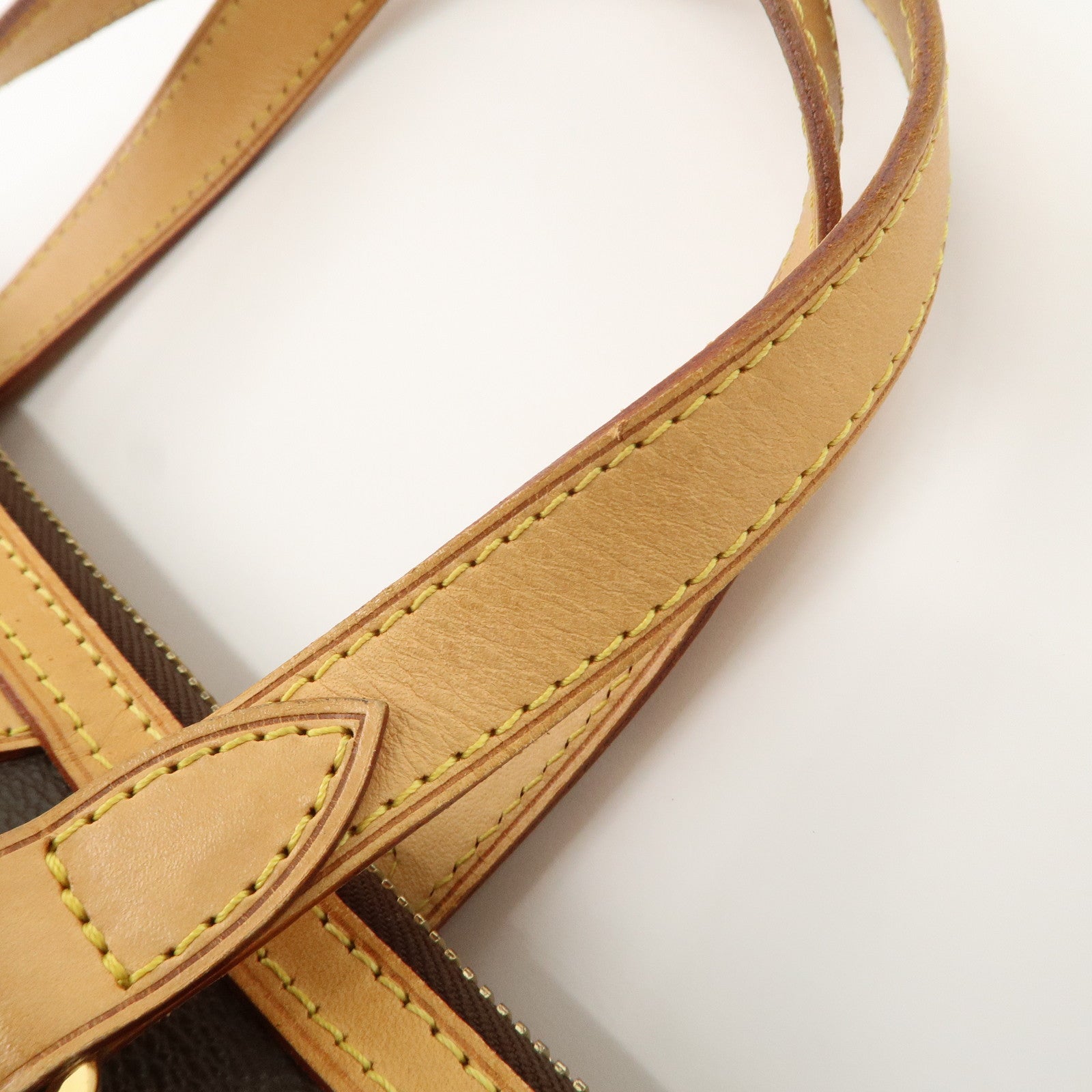 Louis Vuitton Monogram Palermo PM 2Way Bag Hand Bag Brown M40145