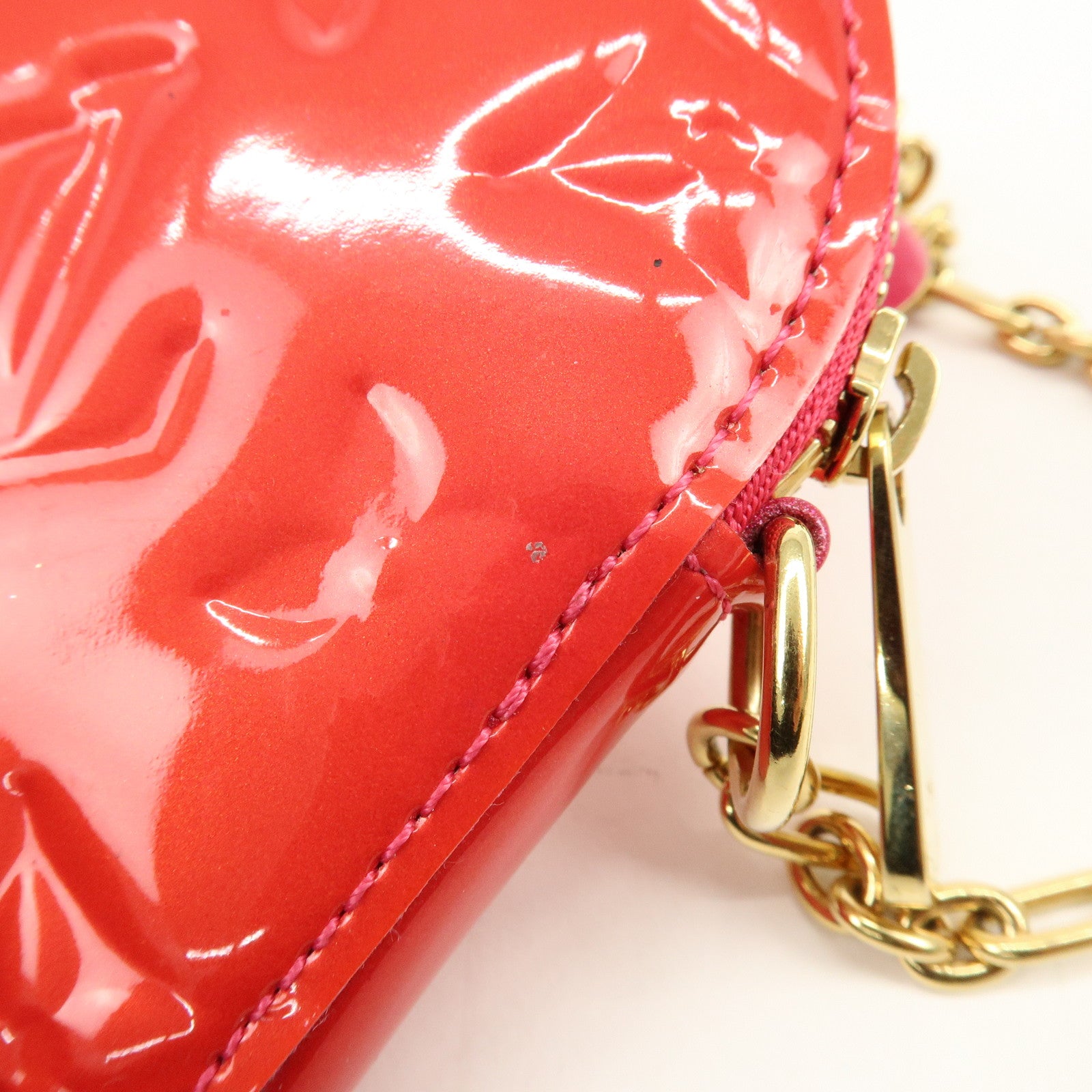 Louis Vuitton Monogram Vernis Porte Monnaie Coeur Coin Case M93657