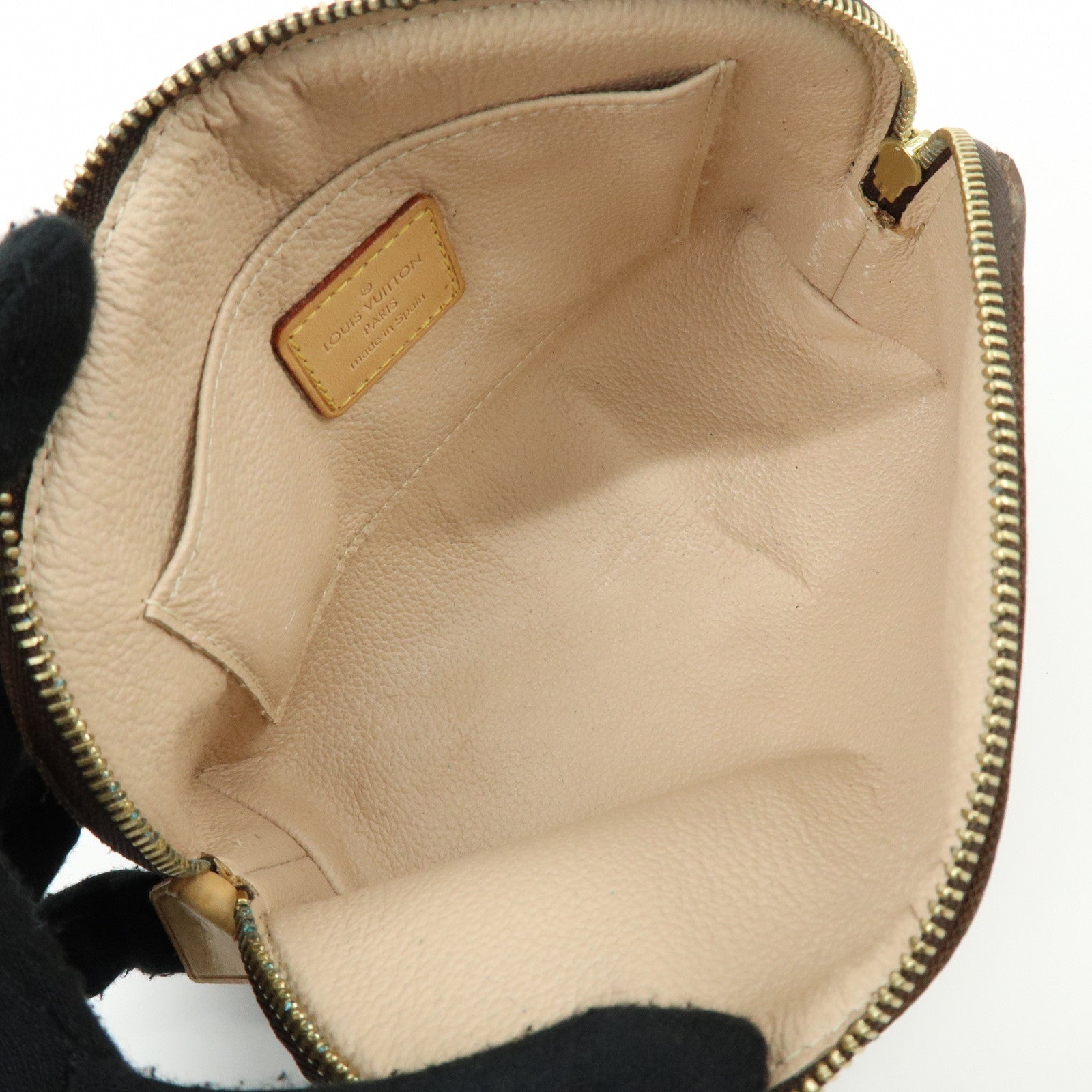 Louis Vuitton Monogram Pochette Cosmetic PM Pouch Brown M47515